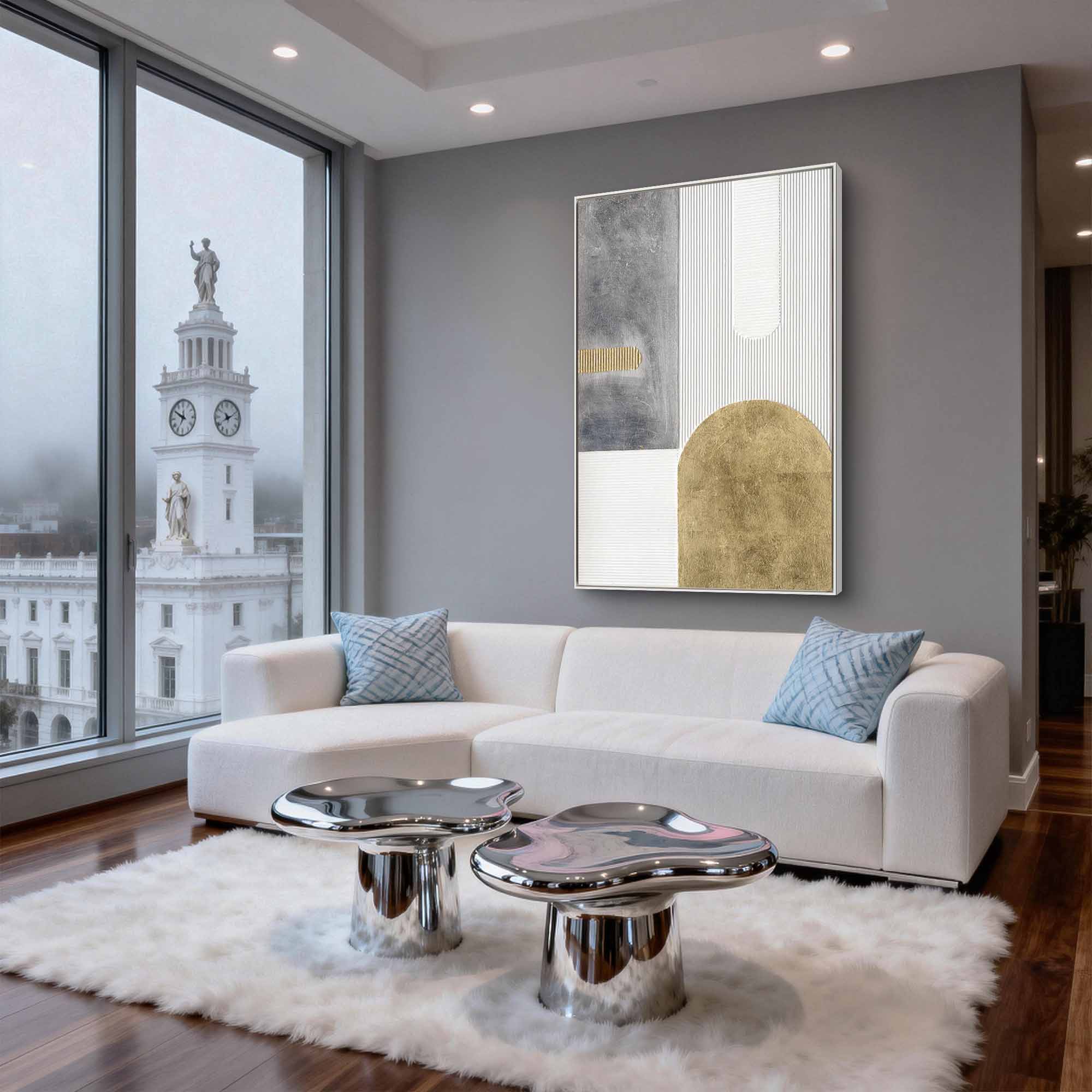 Geometric Canvas Art #GE 015