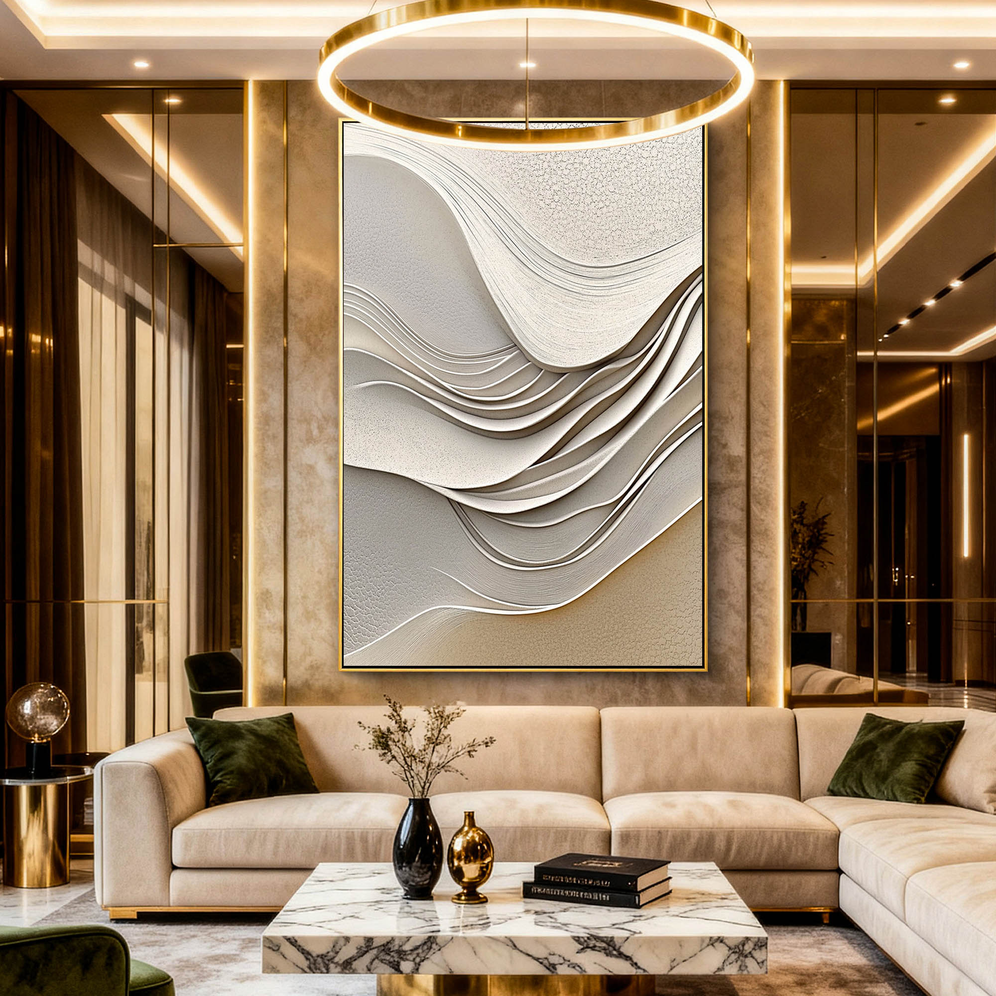 Abstract Canvas Art #AB839