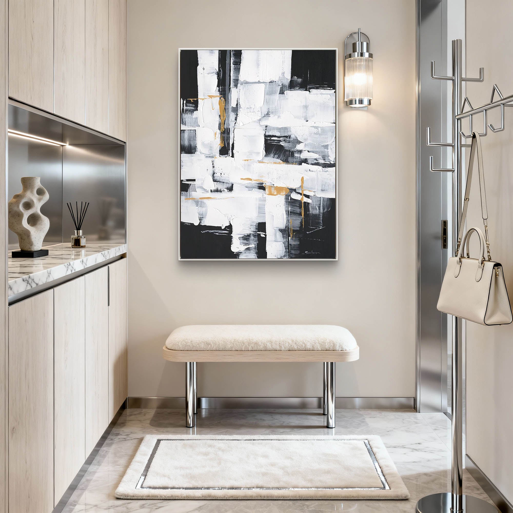 Abstract Canvas Art #AB932