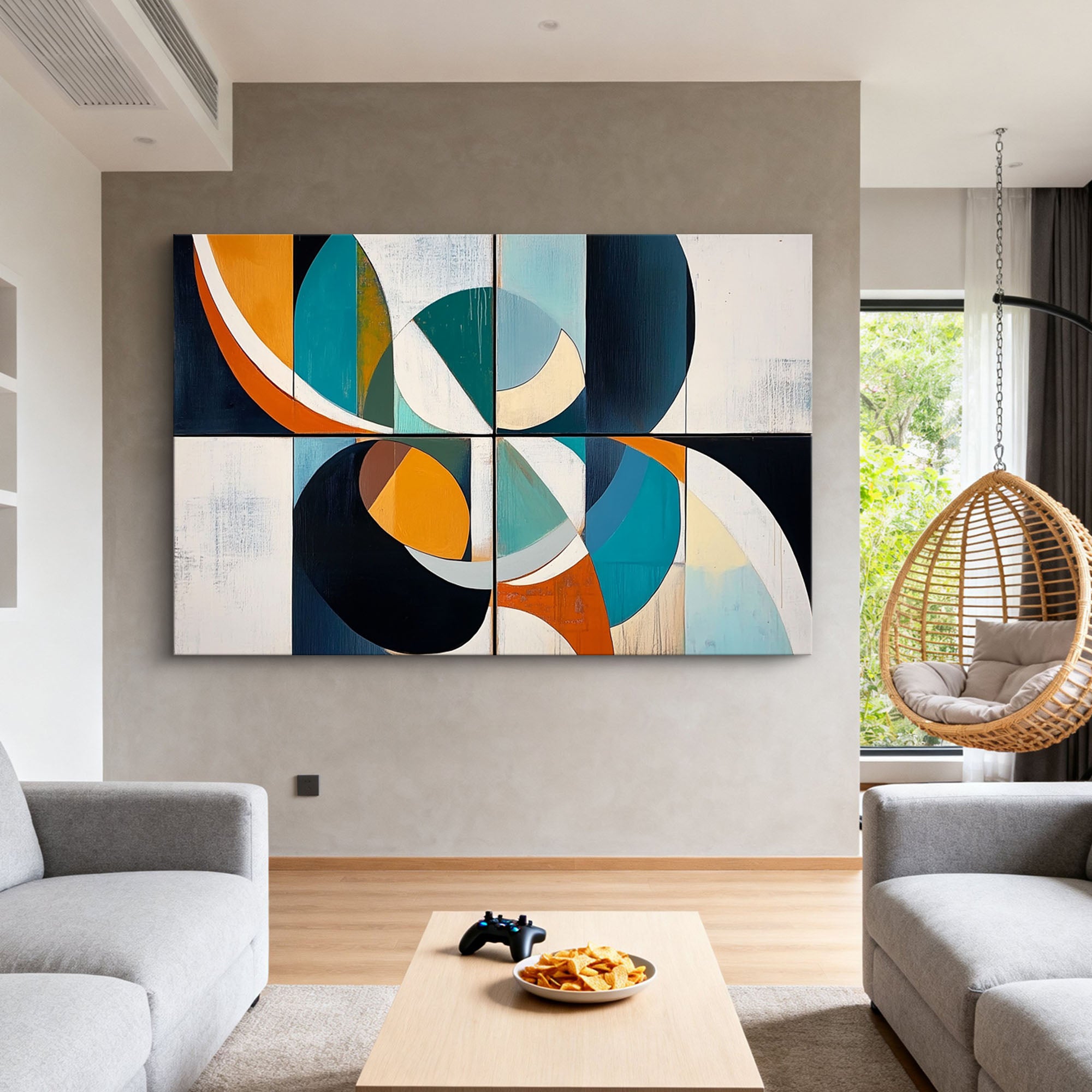 Abstract Canvas Art #AB825