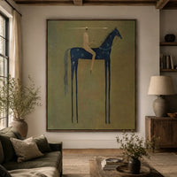 Vintage Americana Art | Emerald Stillness