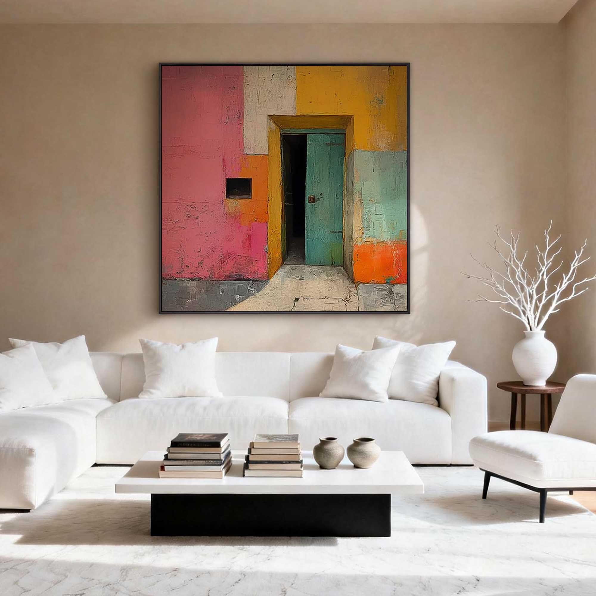 Geometric Canvas Art #GE017