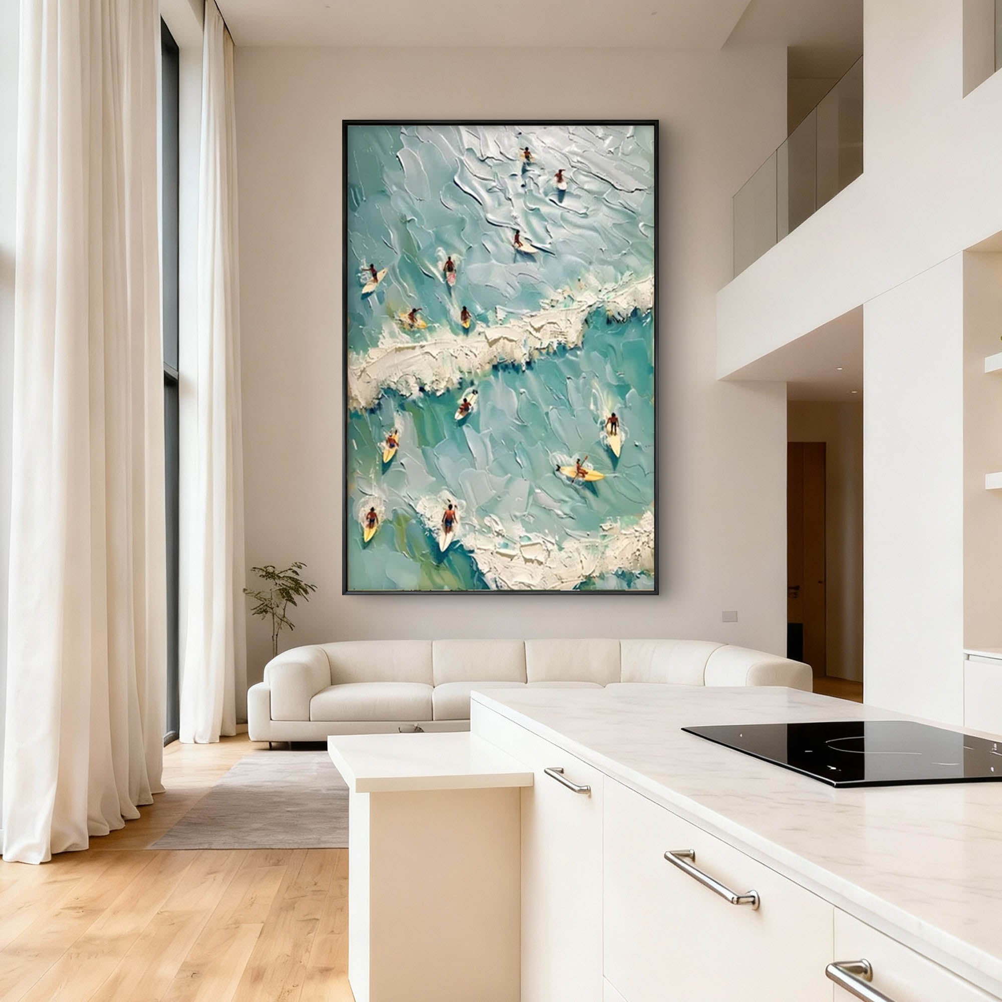 Aerial Surf|Plaster & Texture Art #PT 166