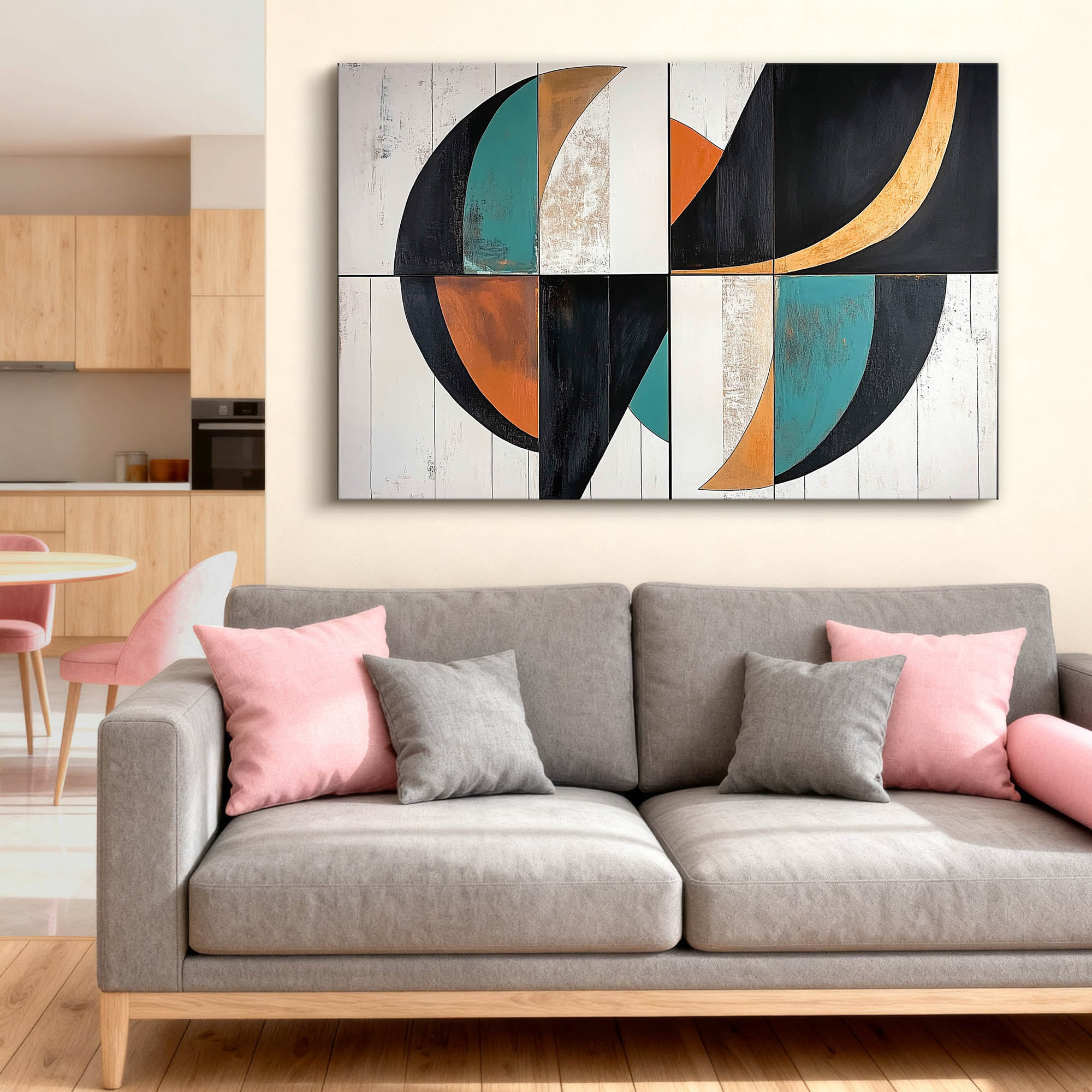 Abstract Canvas Art #AB827