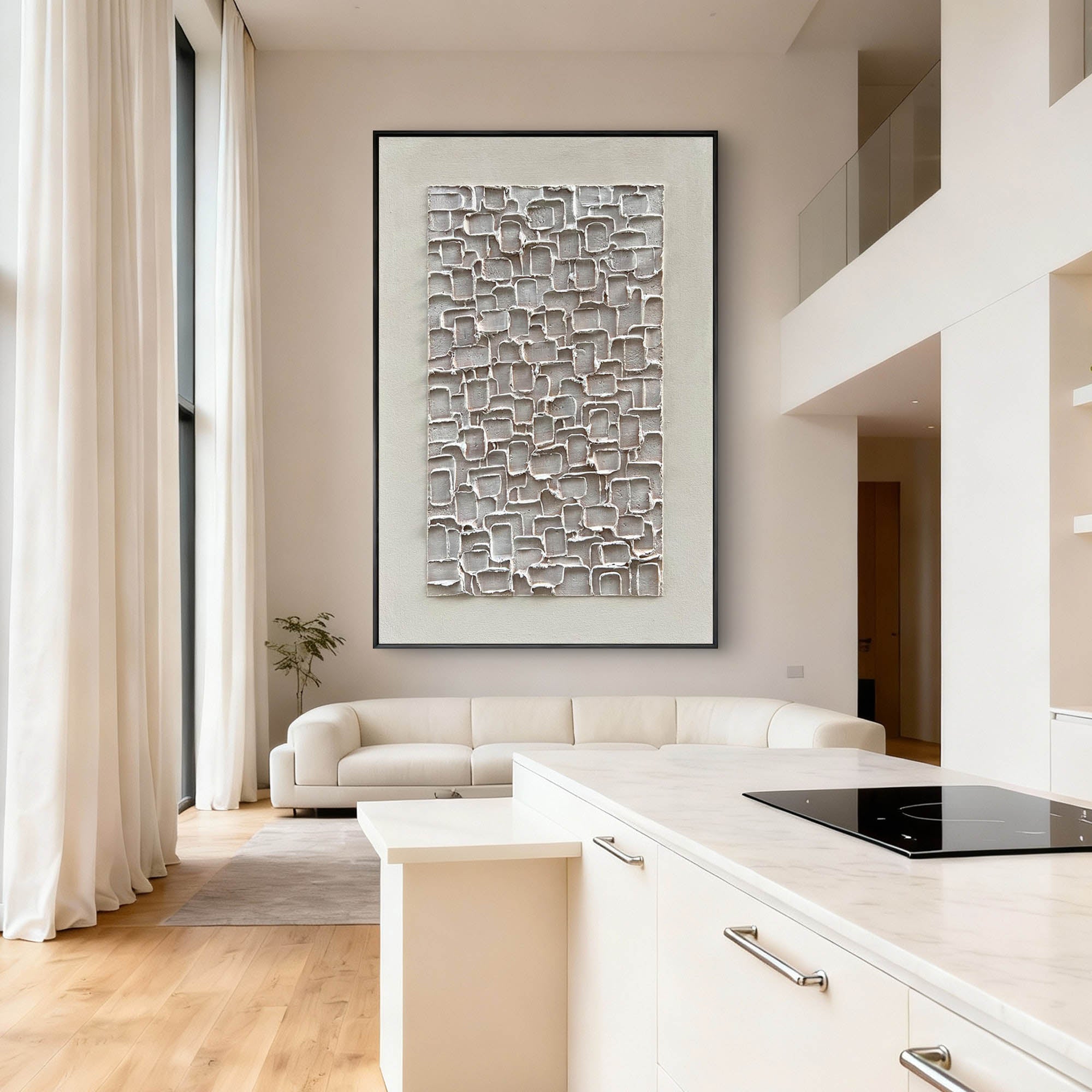 Sculpted Mosaic|Plaster & Texture Art #PT 129