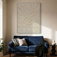 "Sand Balanced Silence" is a 100% hand-painted minimalist abstract created with professional oil and acrylic paints on high-quality canvas. Its beige palette and visible textured strokes give every piece authentic handmade variation and tactile depth.
