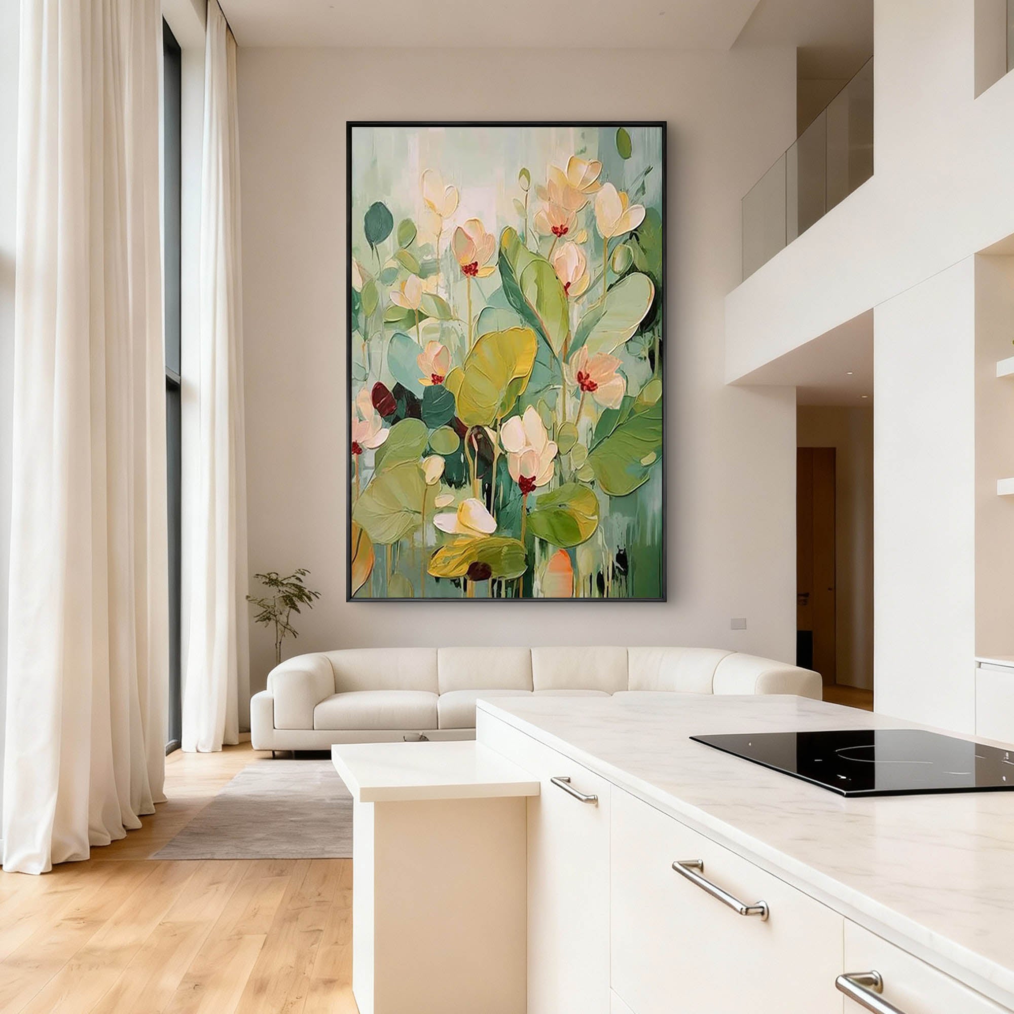 Blooming Serenity|Flower Canvas Art #FL293