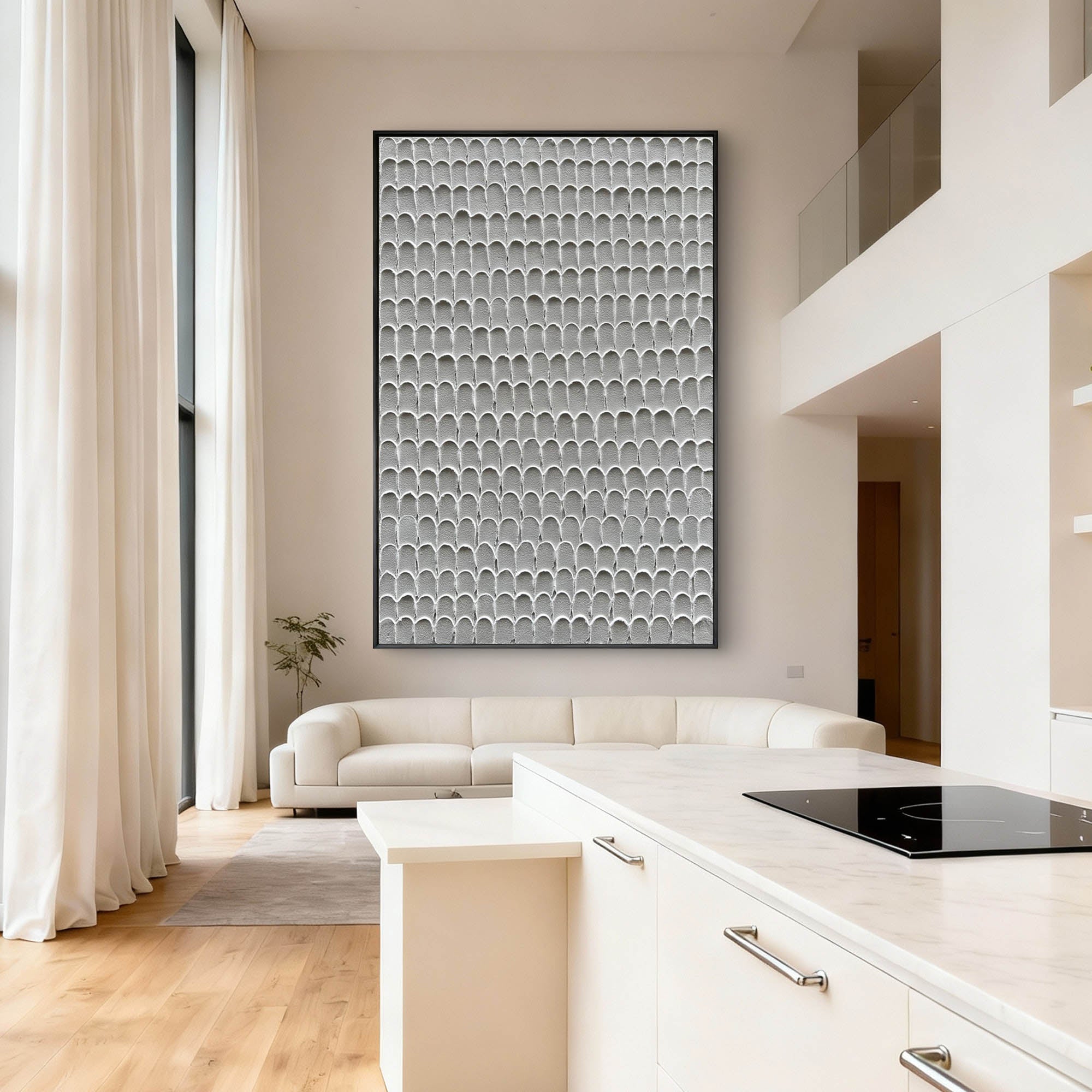 Rhythmic Concrete|Plaster & Texture Art #PT 147