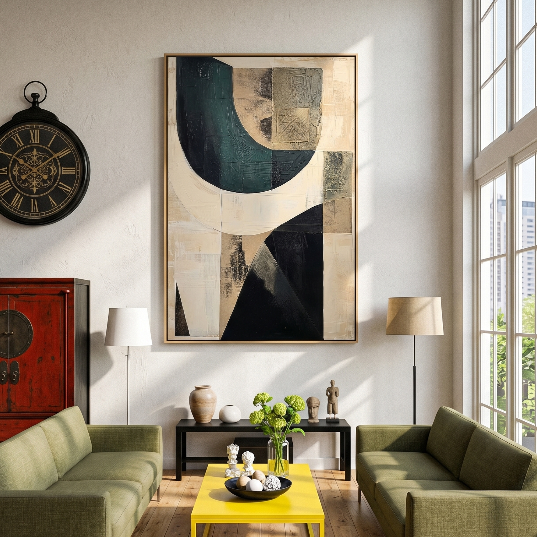 Abstract Canvas Art #AB849