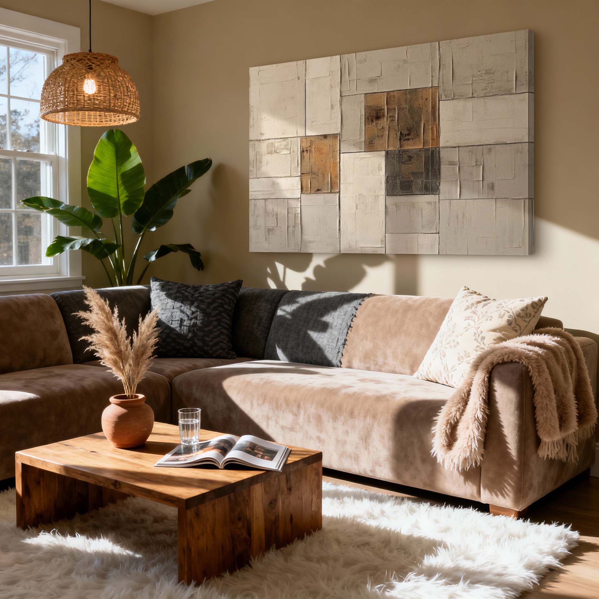 Geometric Canvas Art #GE 016