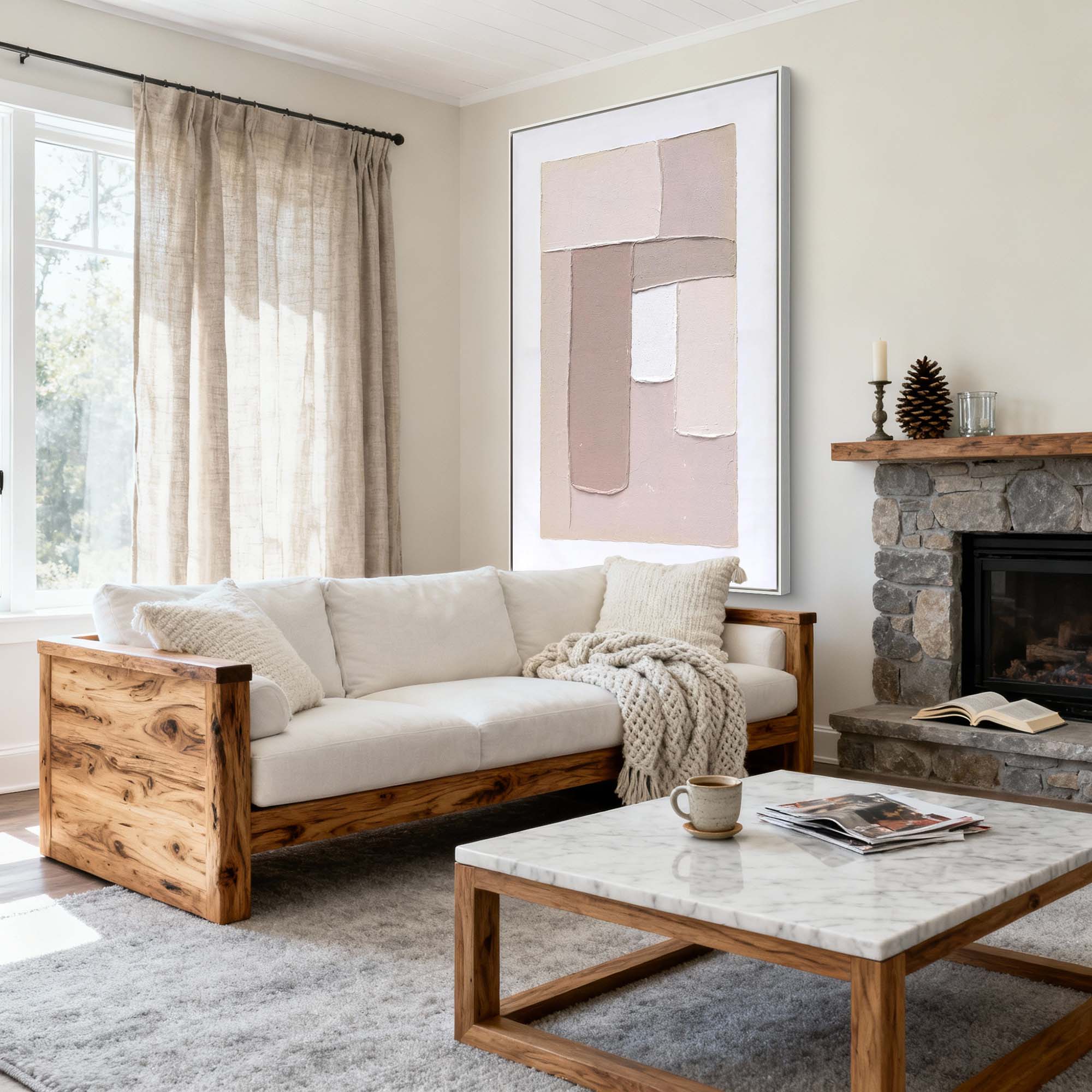 Abstract Canvas Art #AB804