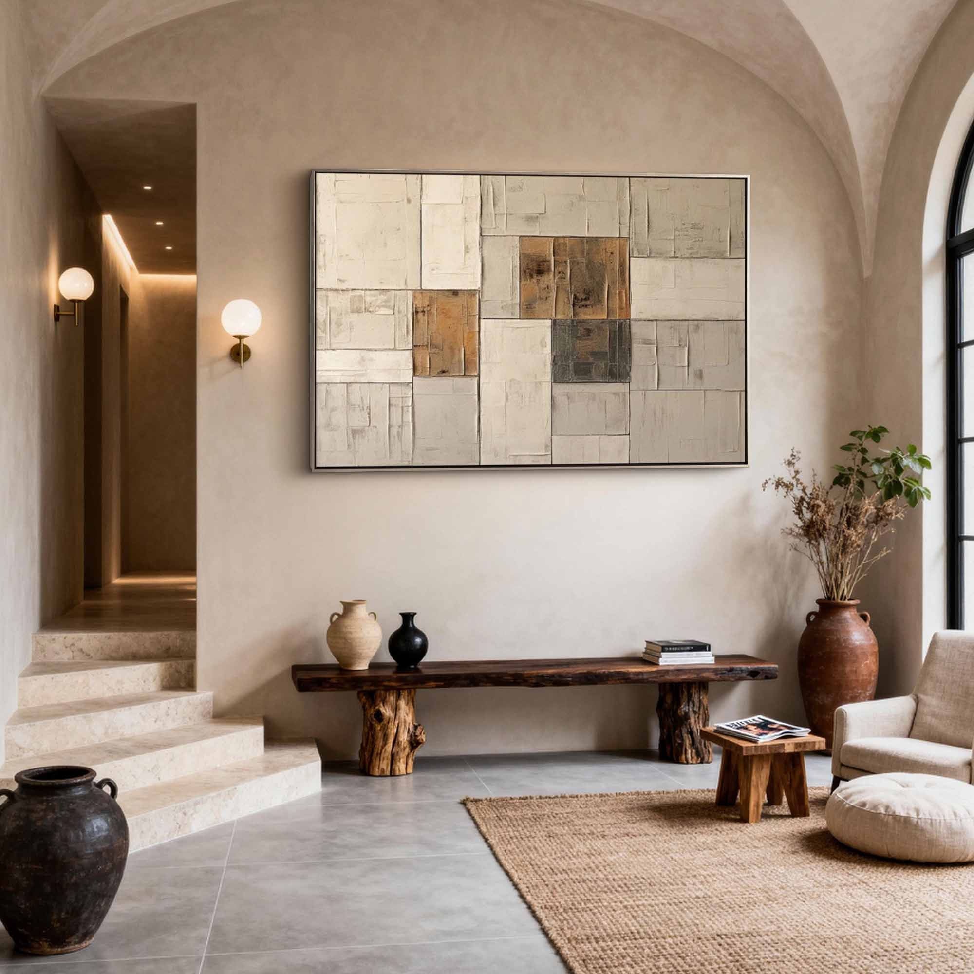 Geometric Canvas Art #GE 016