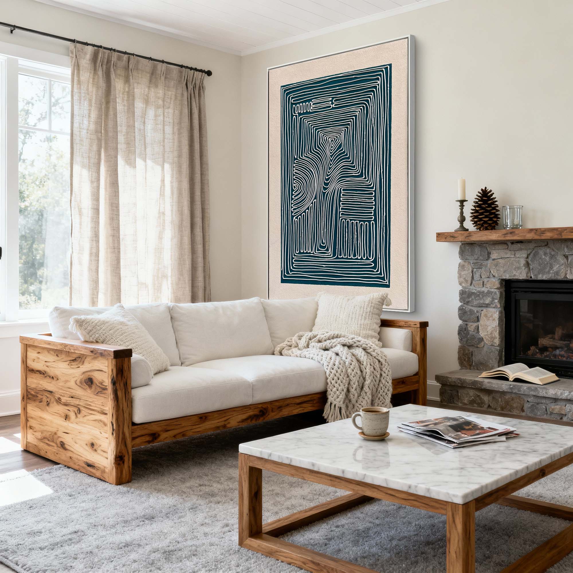 Abstract Canvas Art #AB810