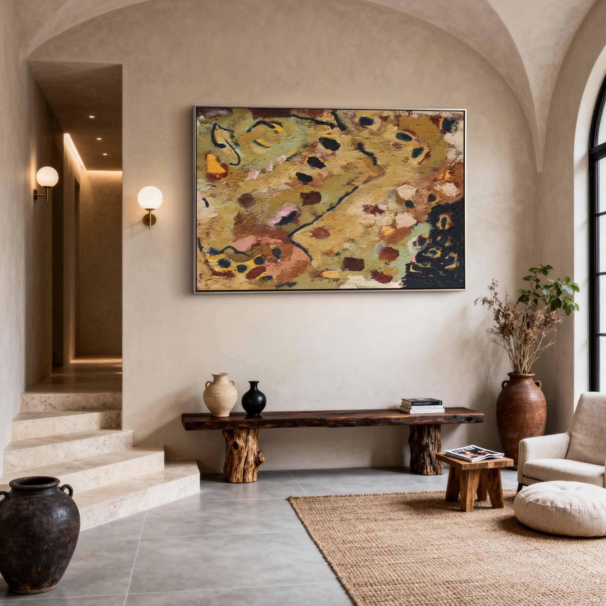 Abstract Canvas Art #AB930