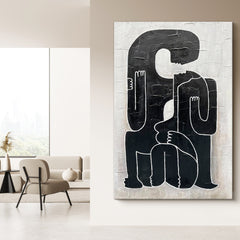 Abstract Canvas Art #AB805