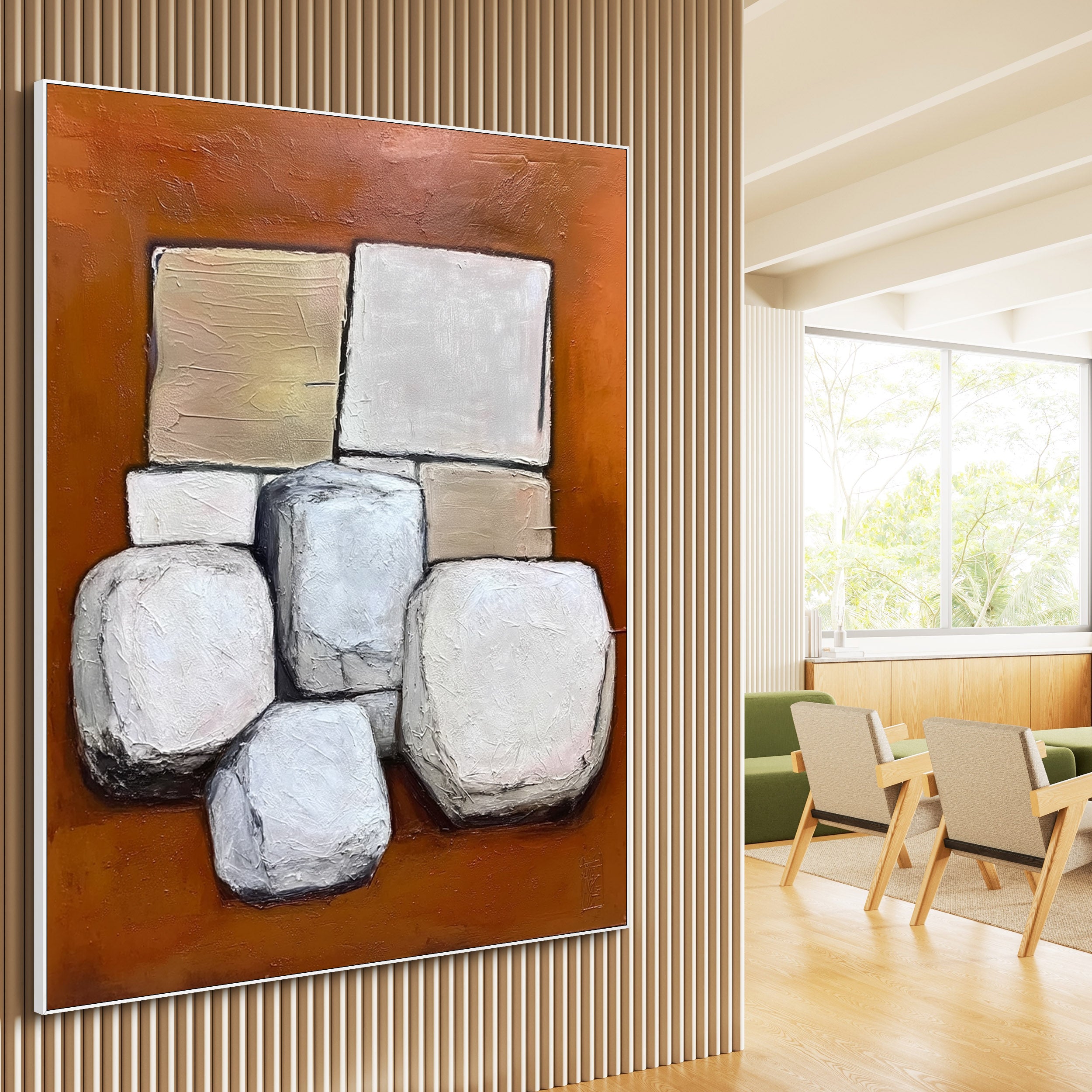 Abstract Canvas Art #AB818