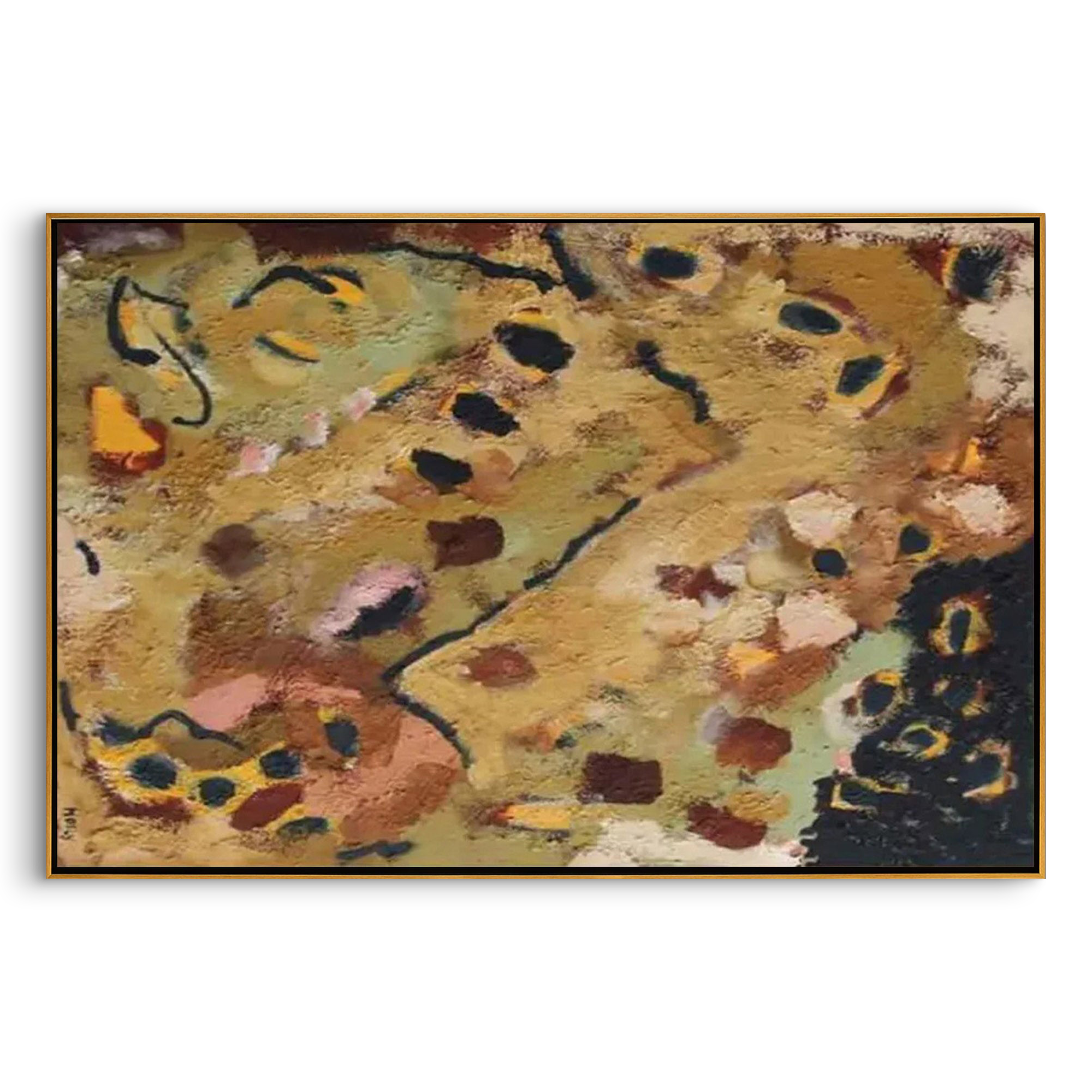 Abstract Canvas Art #AB930