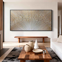 "Sand Shifting Horizon" is a 100% hand-painted abstract artwork created with professional oil and acrylic paints on high-quality canvas. Its beige palette and visible textured strokes give every piece authentic handmade variation and tactile depth.