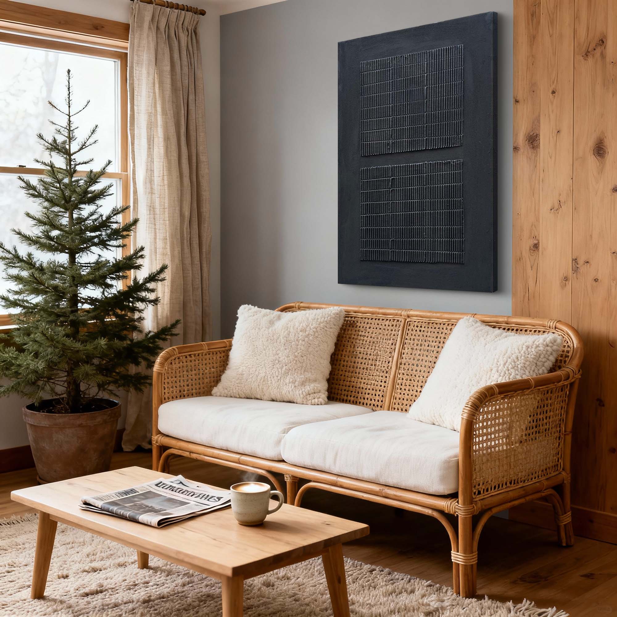 Monolithic Black Matrix|Wabi-Sabi Art #WS 003