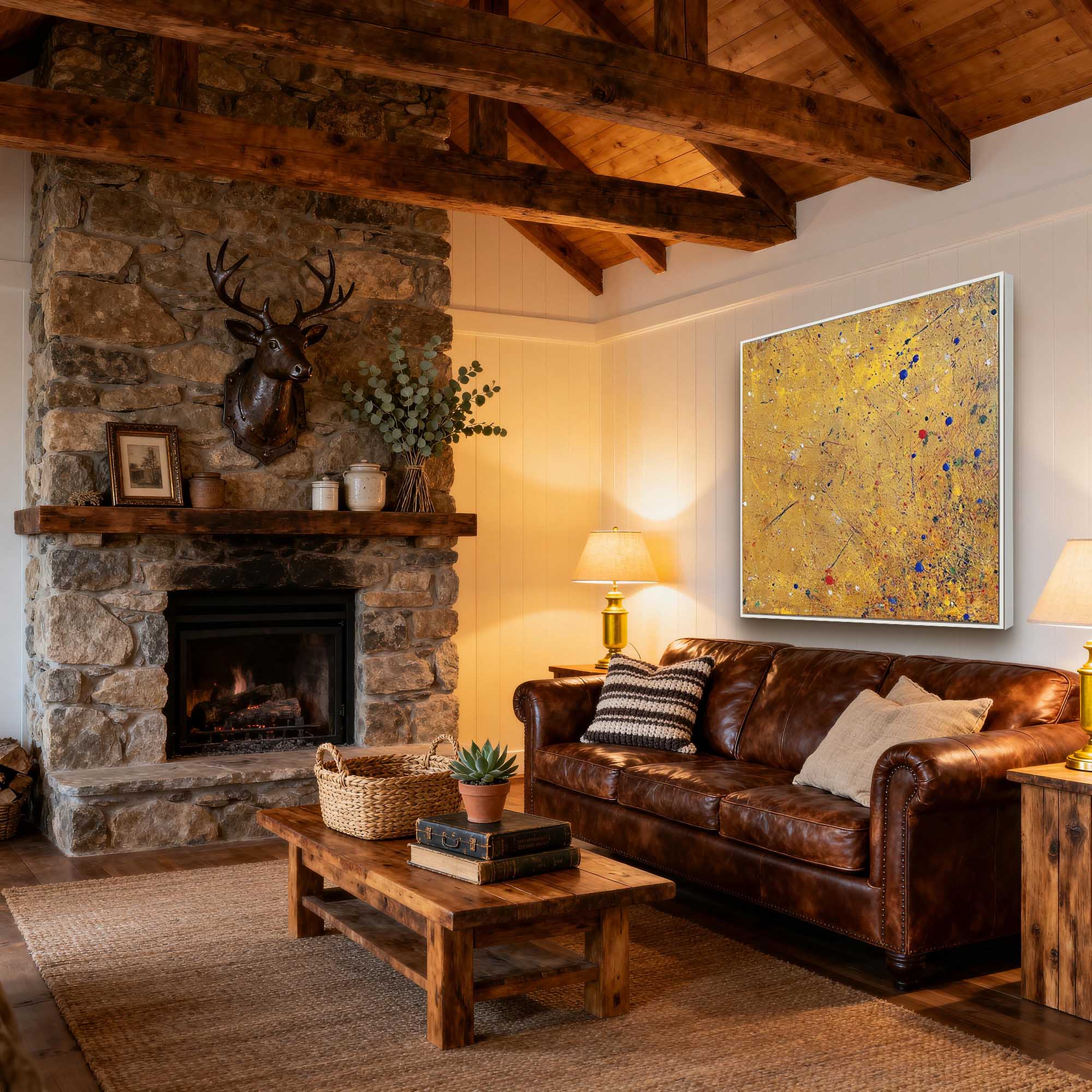 Abstract Canvas Art #AB917