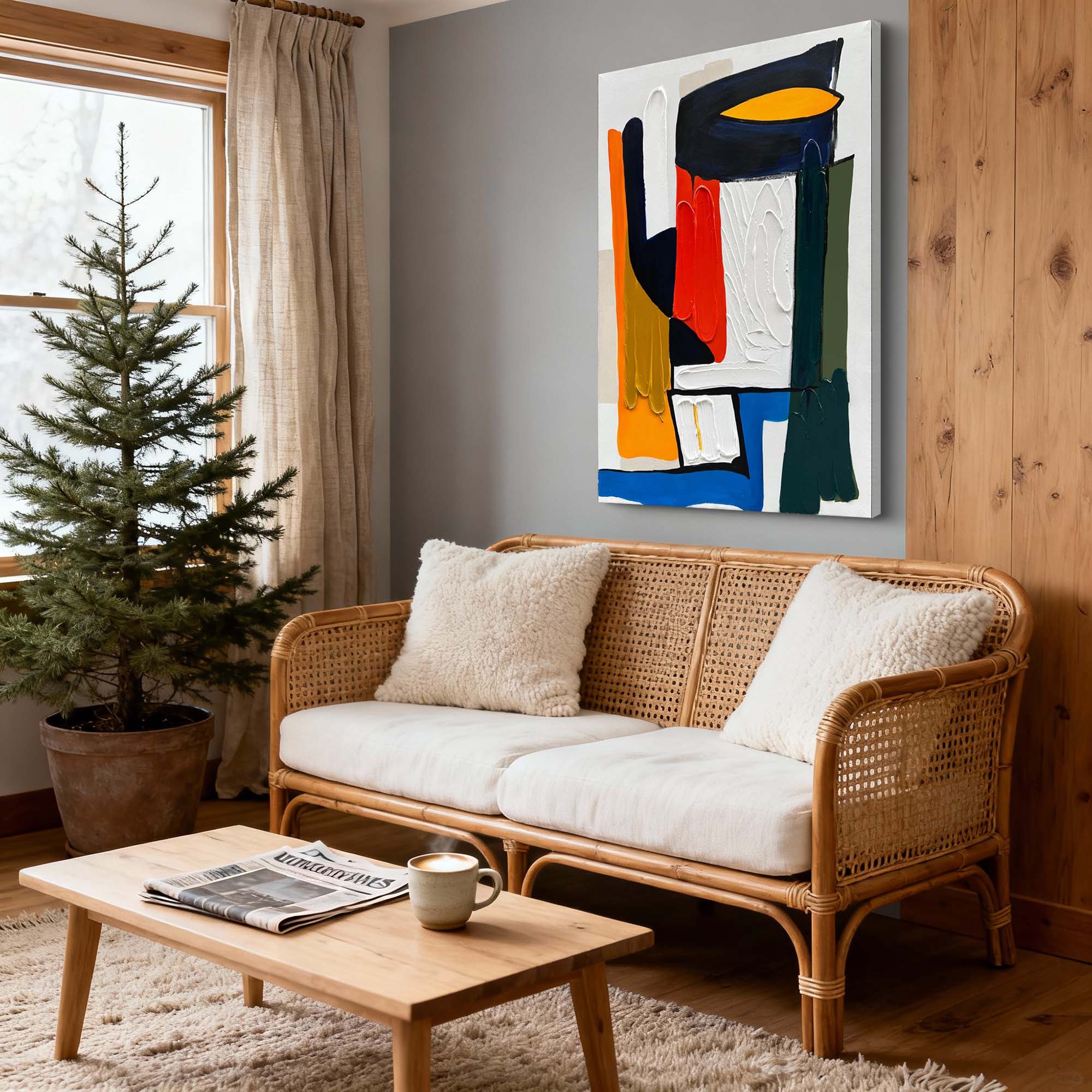 Abstract Canvas Art #AB801