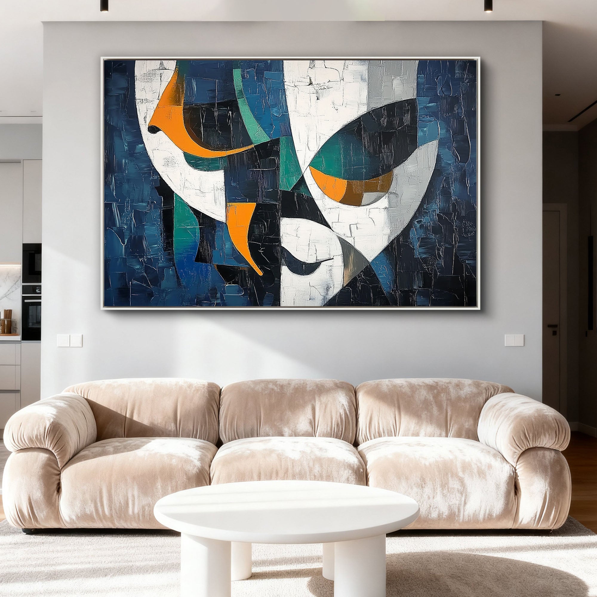 Abstract Canvas Art #AB822