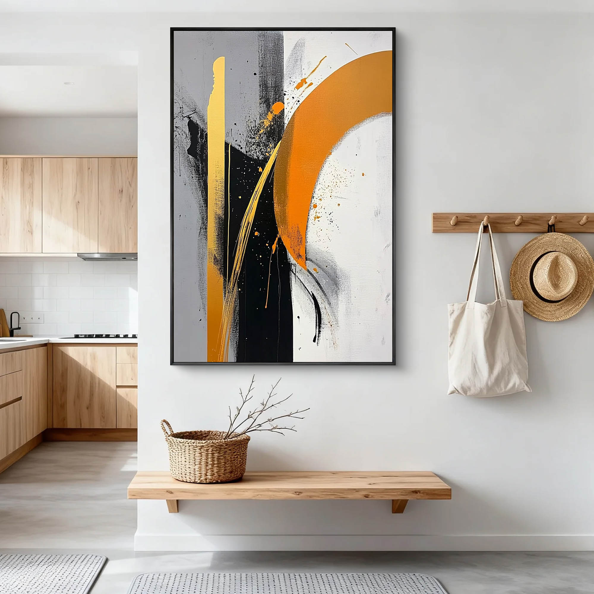 Abstract Canvas Art #AB833