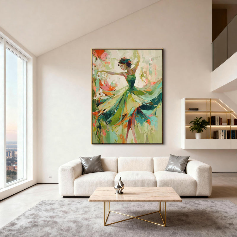 Abstract Couple Painting - Front view