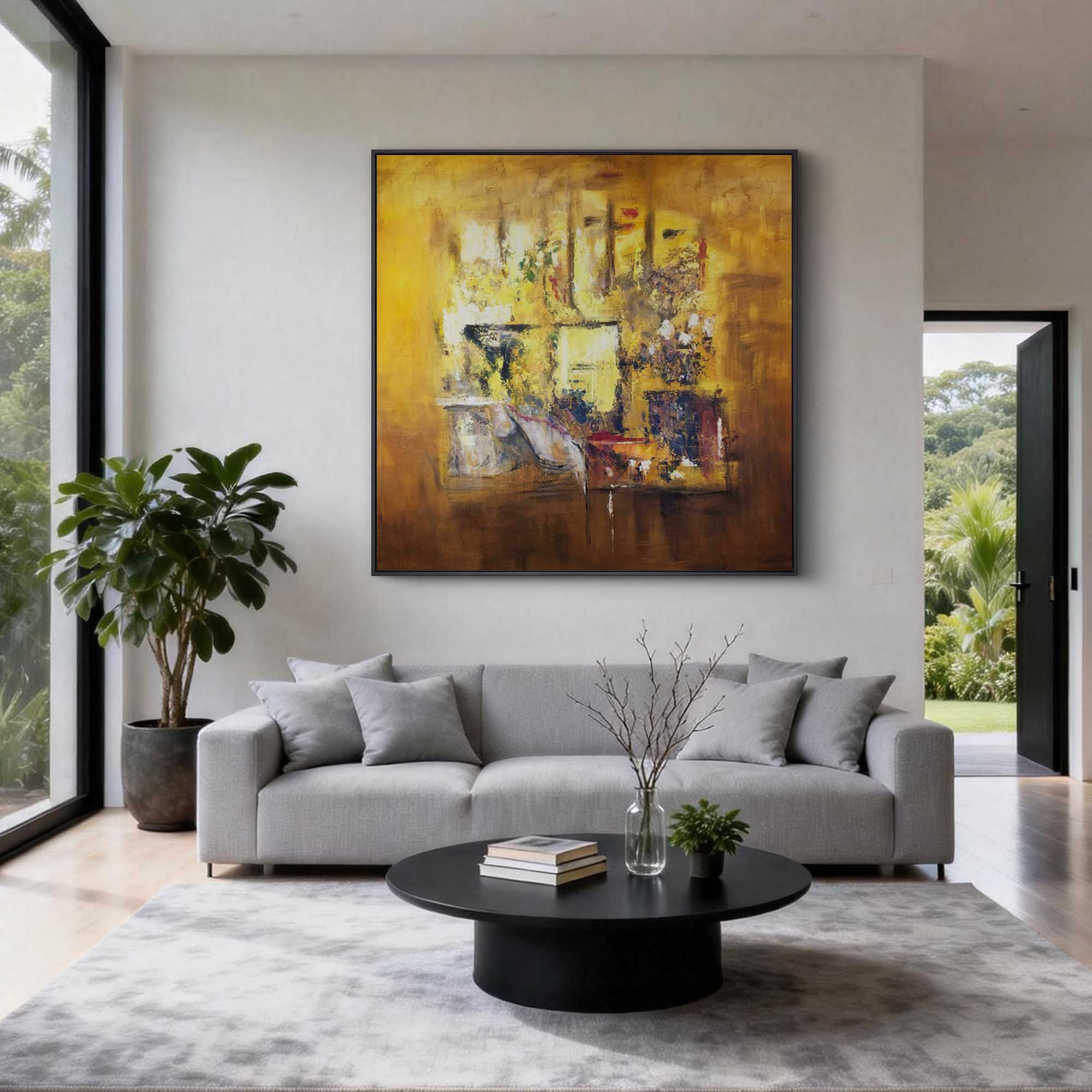 Abstract Canvas Art #AB1018