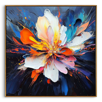 Chromatic Burst|Flower Canvas Art #FL292