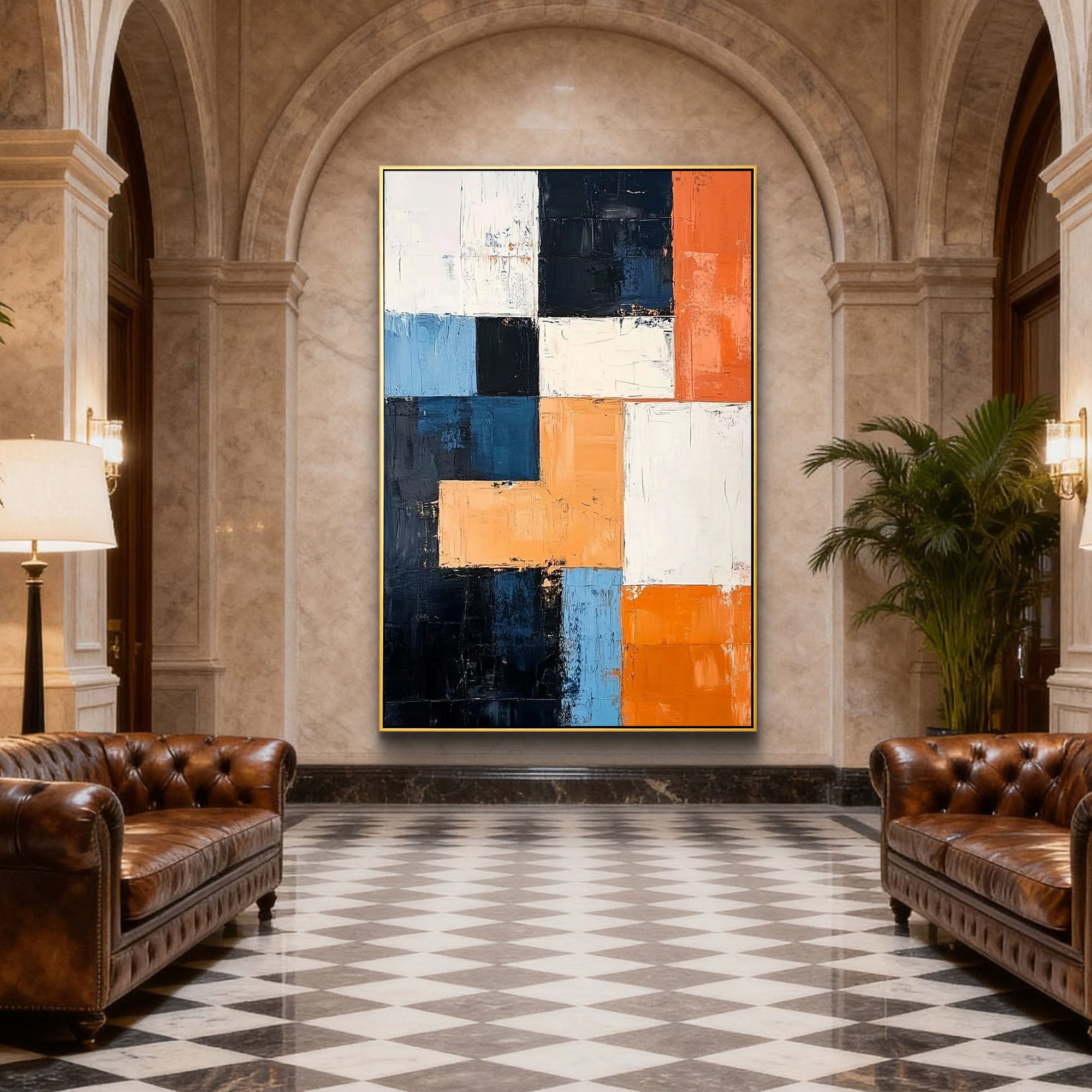 Abstract Canvas Art #AB832