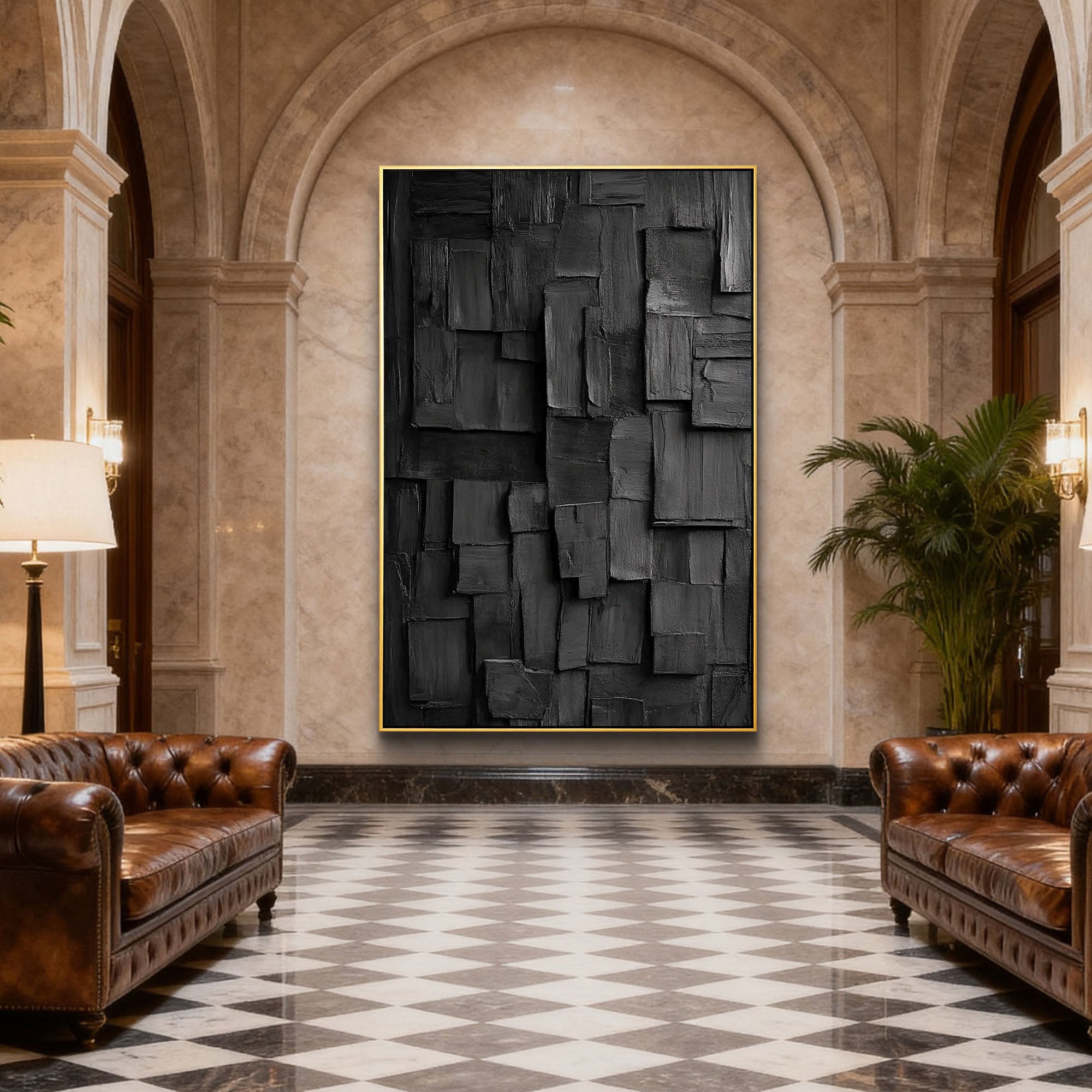 Abstract Canvas Art #AB835