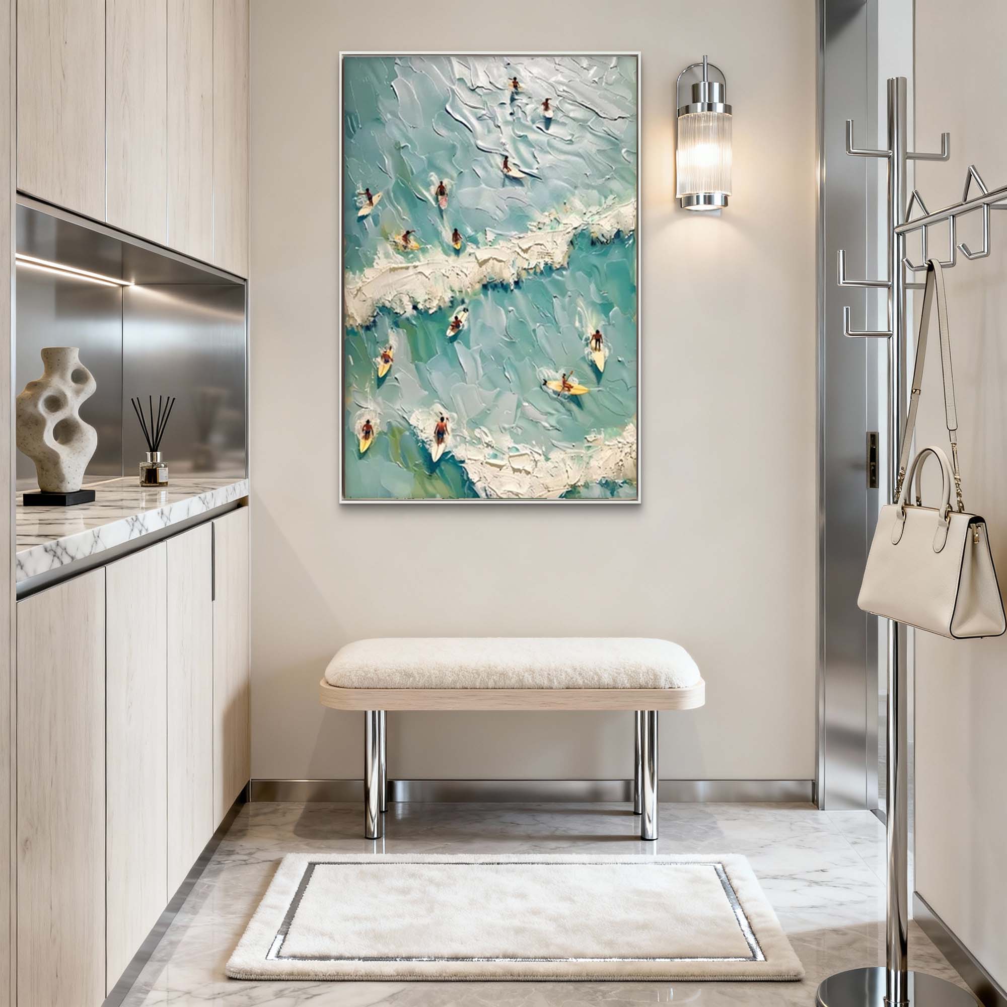 Aerial Surf|Plaster & Texture Art #PT 166