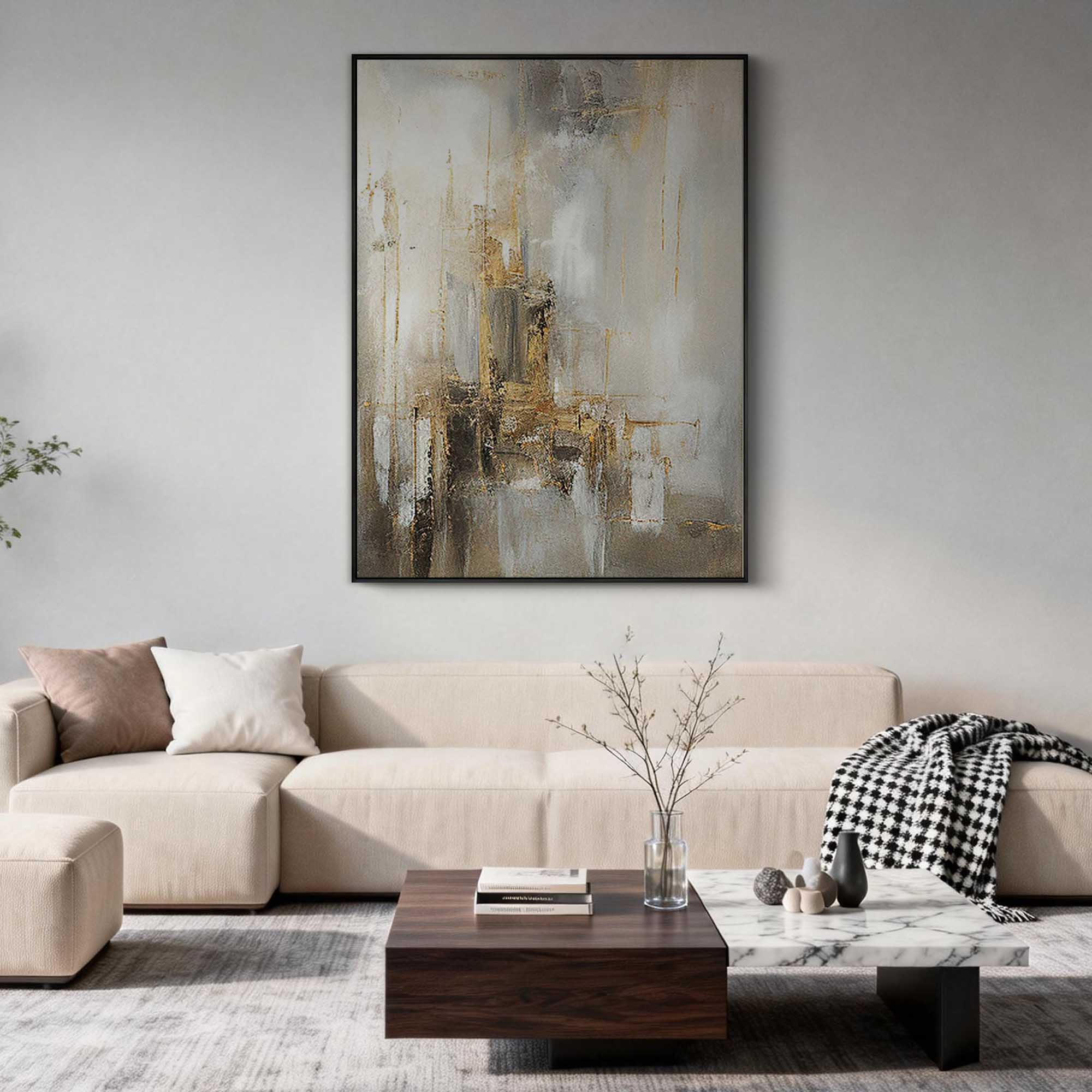 Abstract Canvas Art #AB973