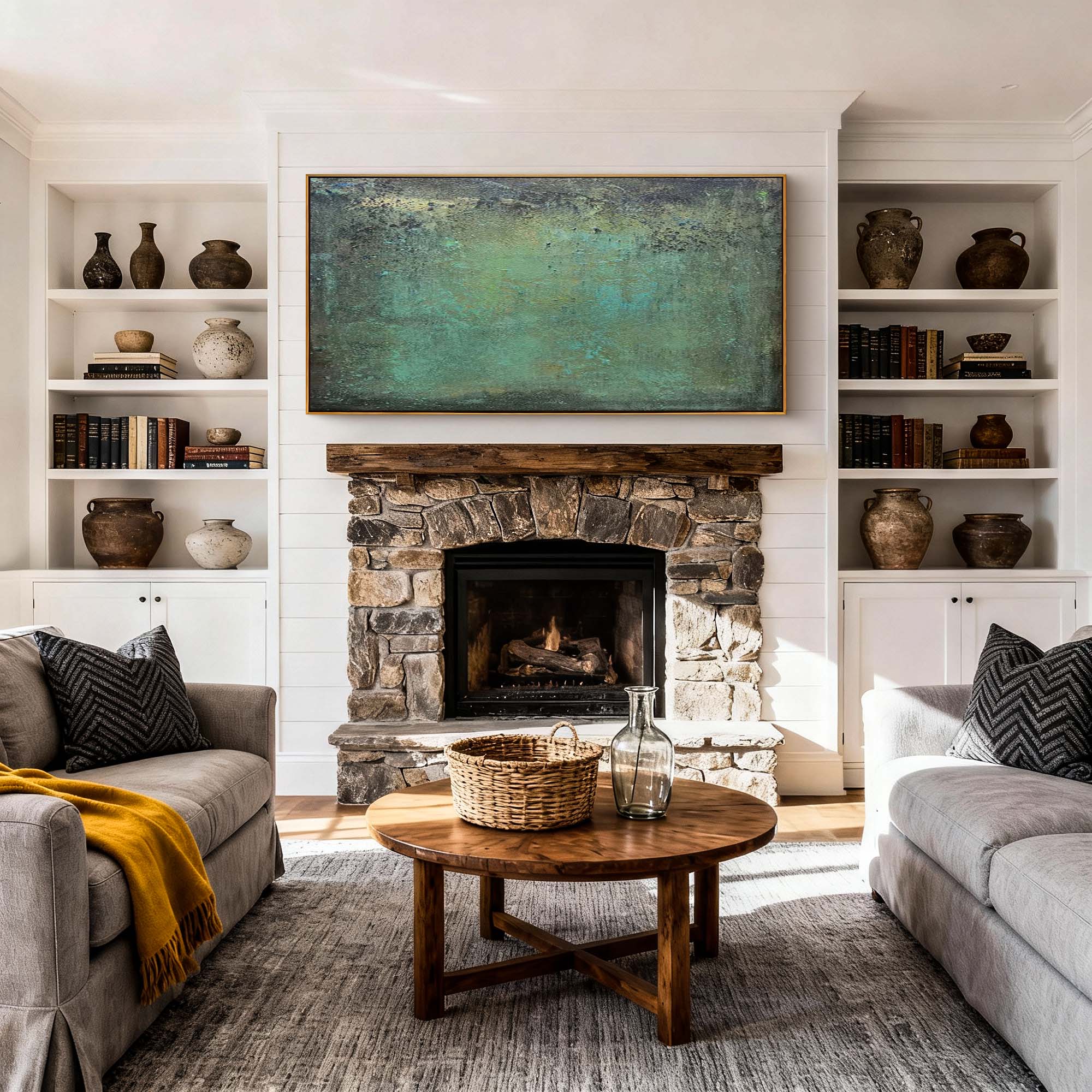 Abstract Canvas Art #AB919