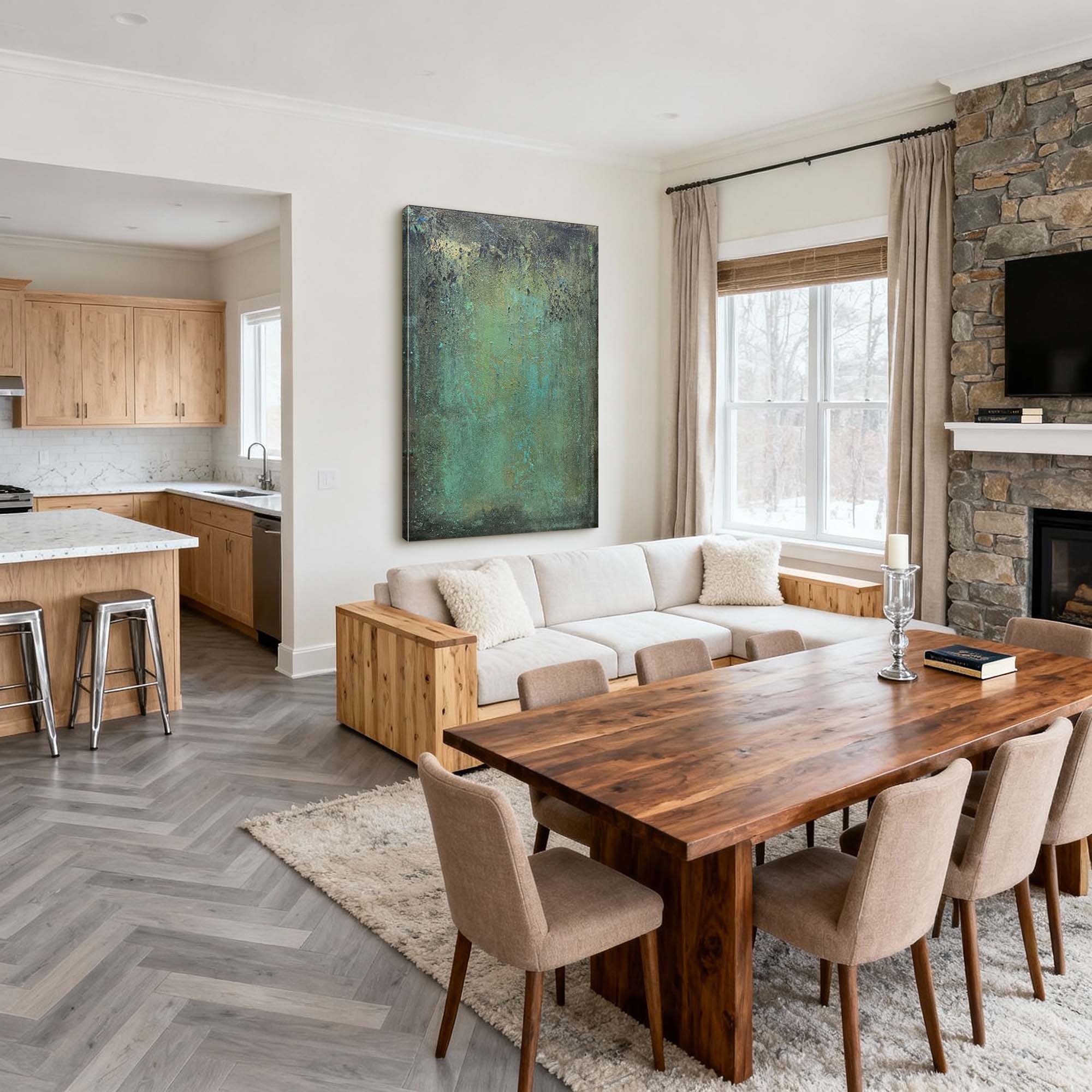 Abstract Canvas Art #AB929