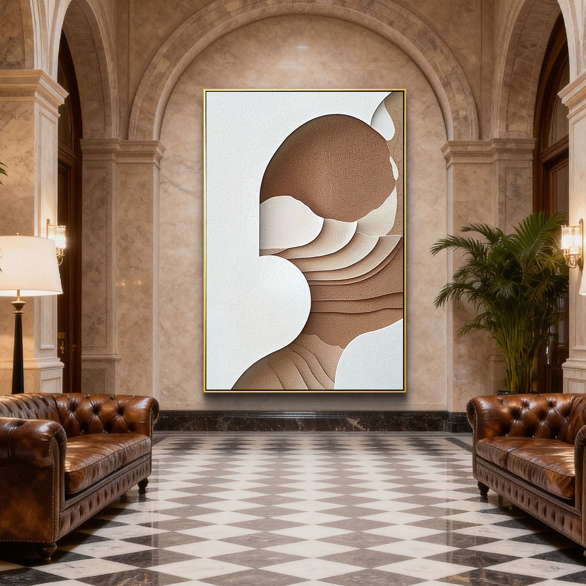 Abstract Canvas Art #AB844