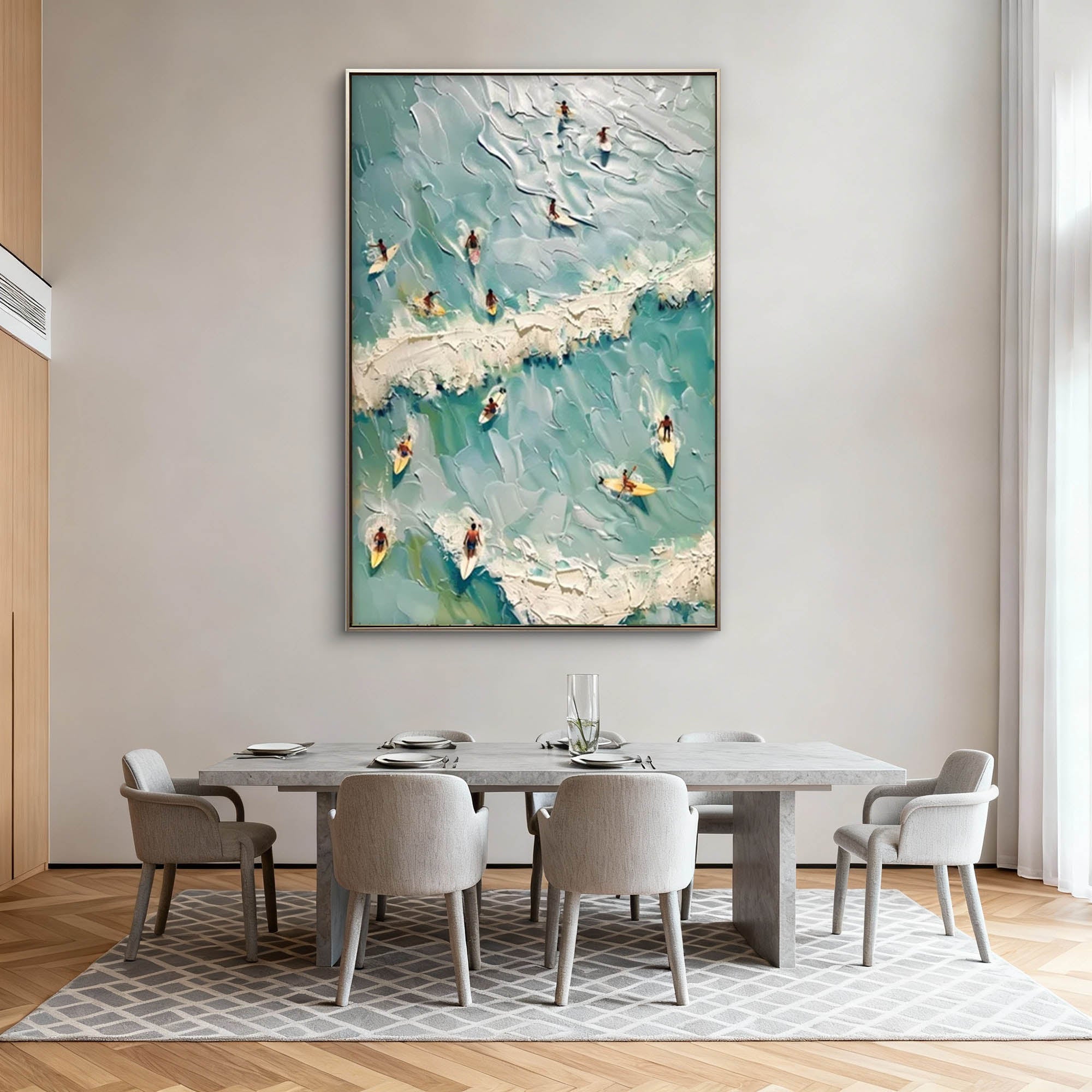 Aerial Surf|Plaster & Texture Art #PT 166