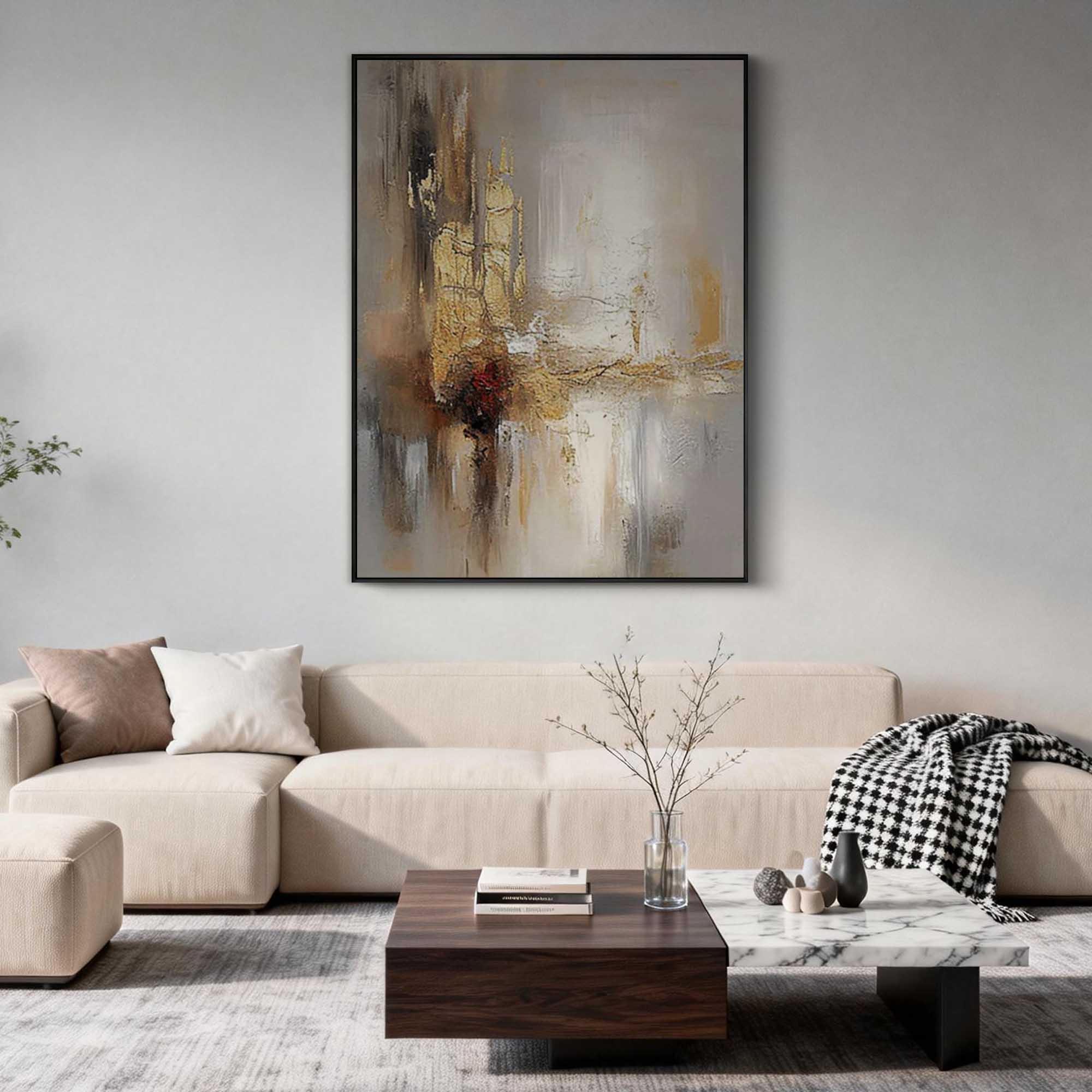 Abstract Canvas Art #AB970