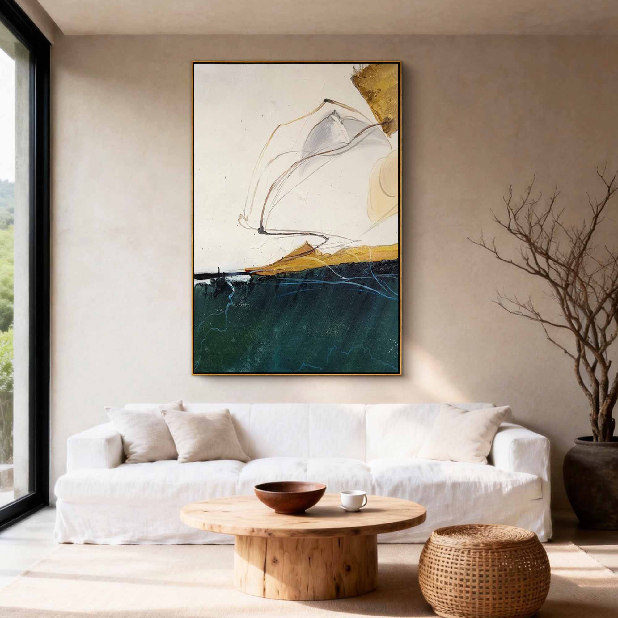Abstract Canvas Art #AB934