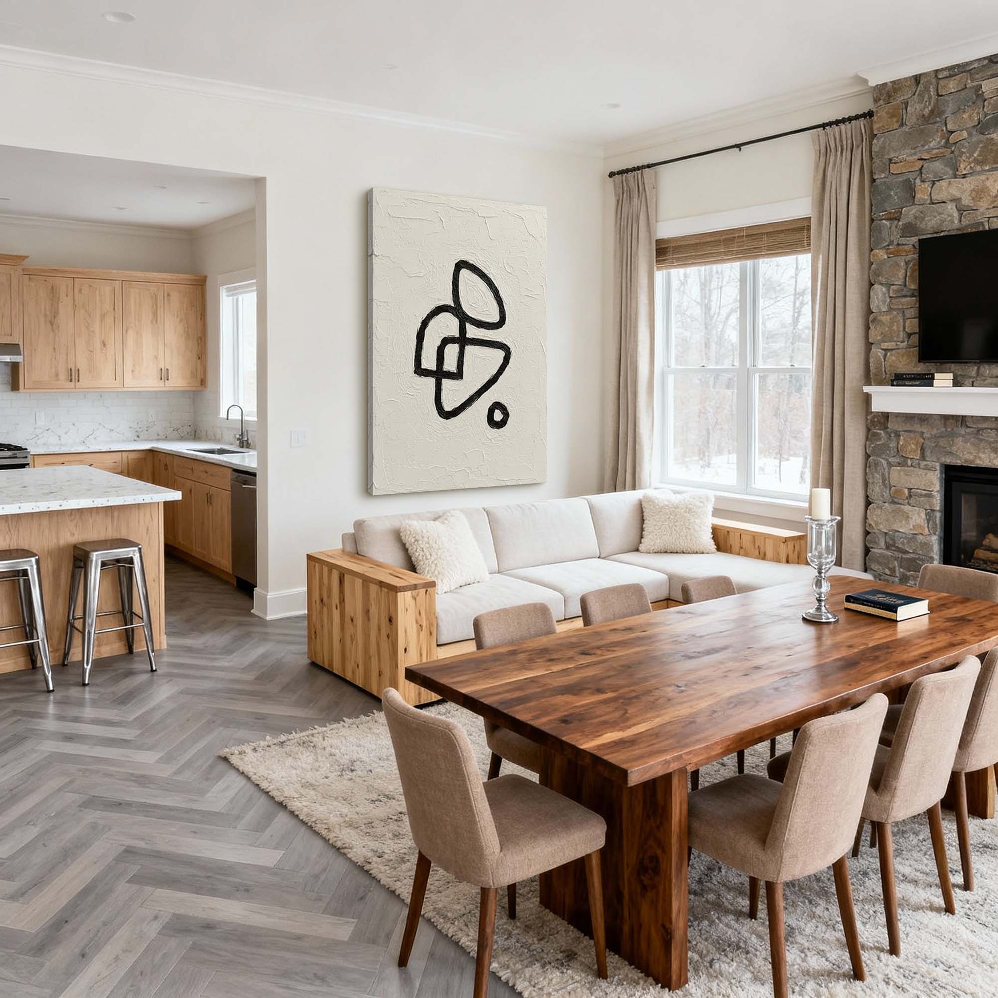 Abstract Canvas Art #AB896