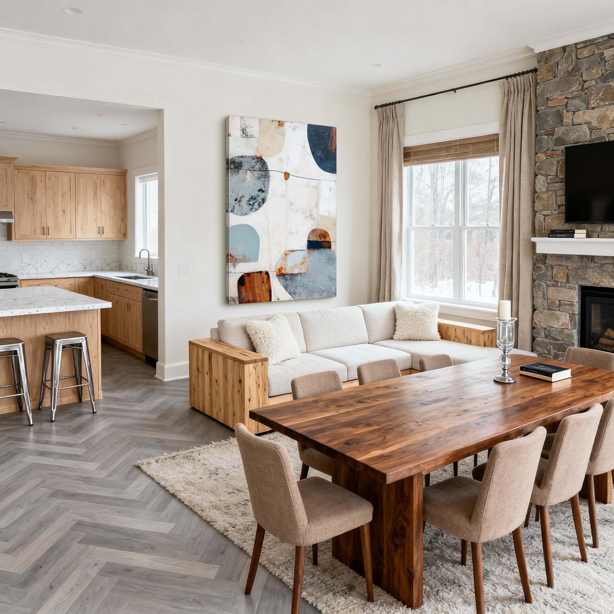 Abstract Canvas Art #AB923