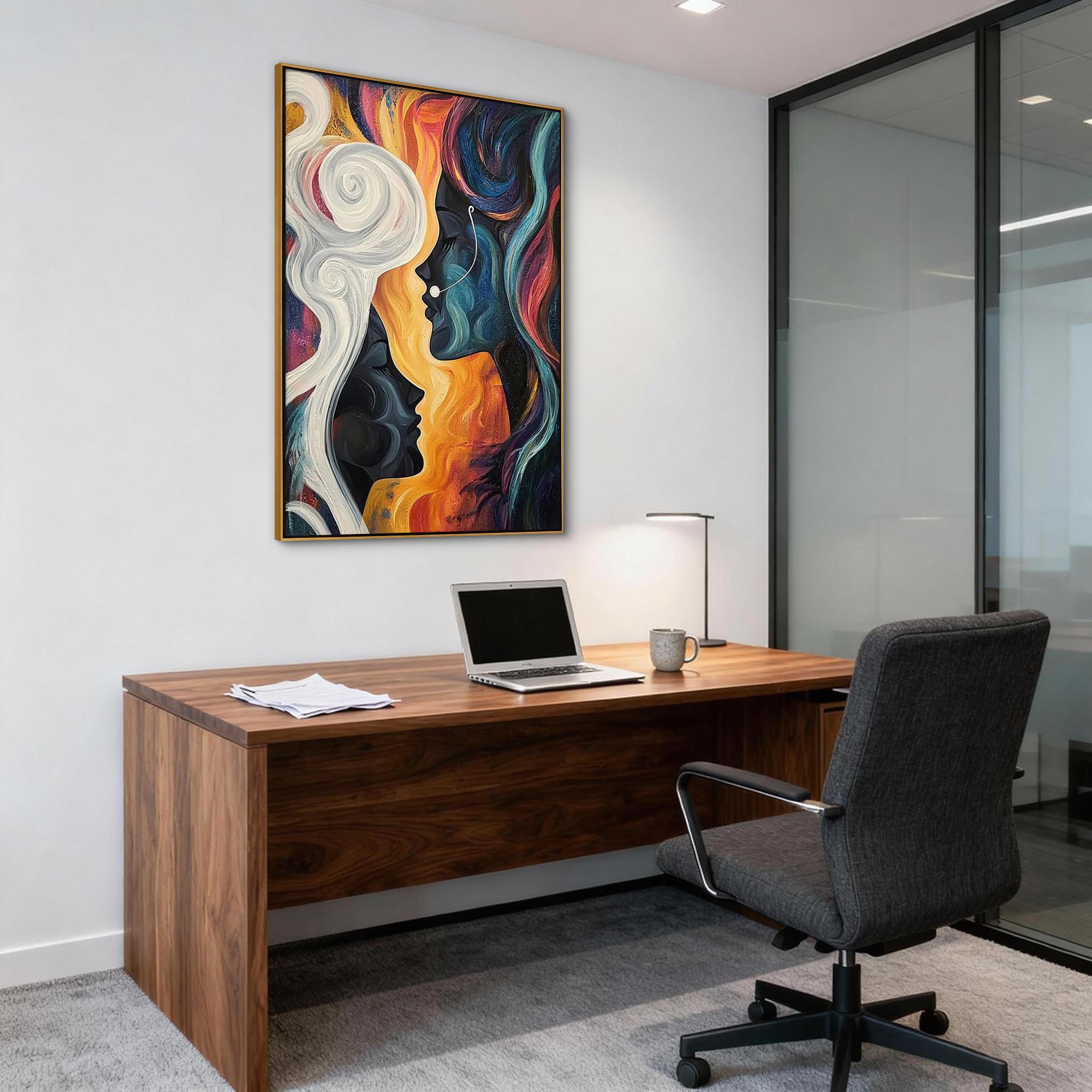 Abstract Canvas Art #AB927