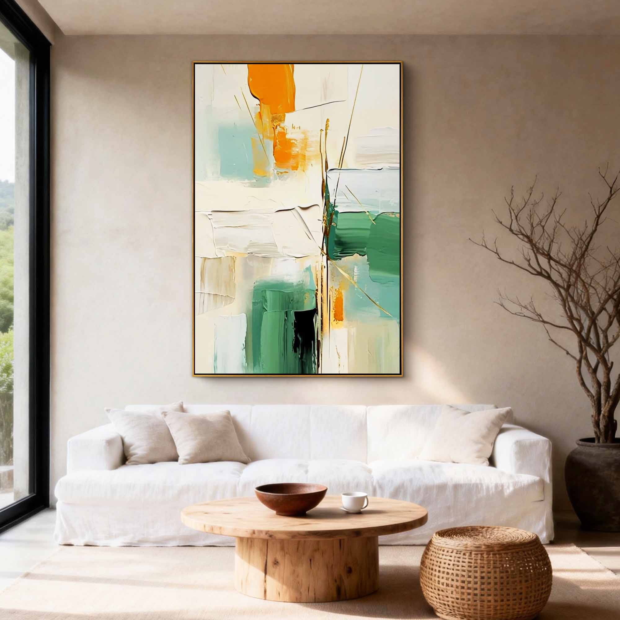 Abstract Canvas Art #AB954