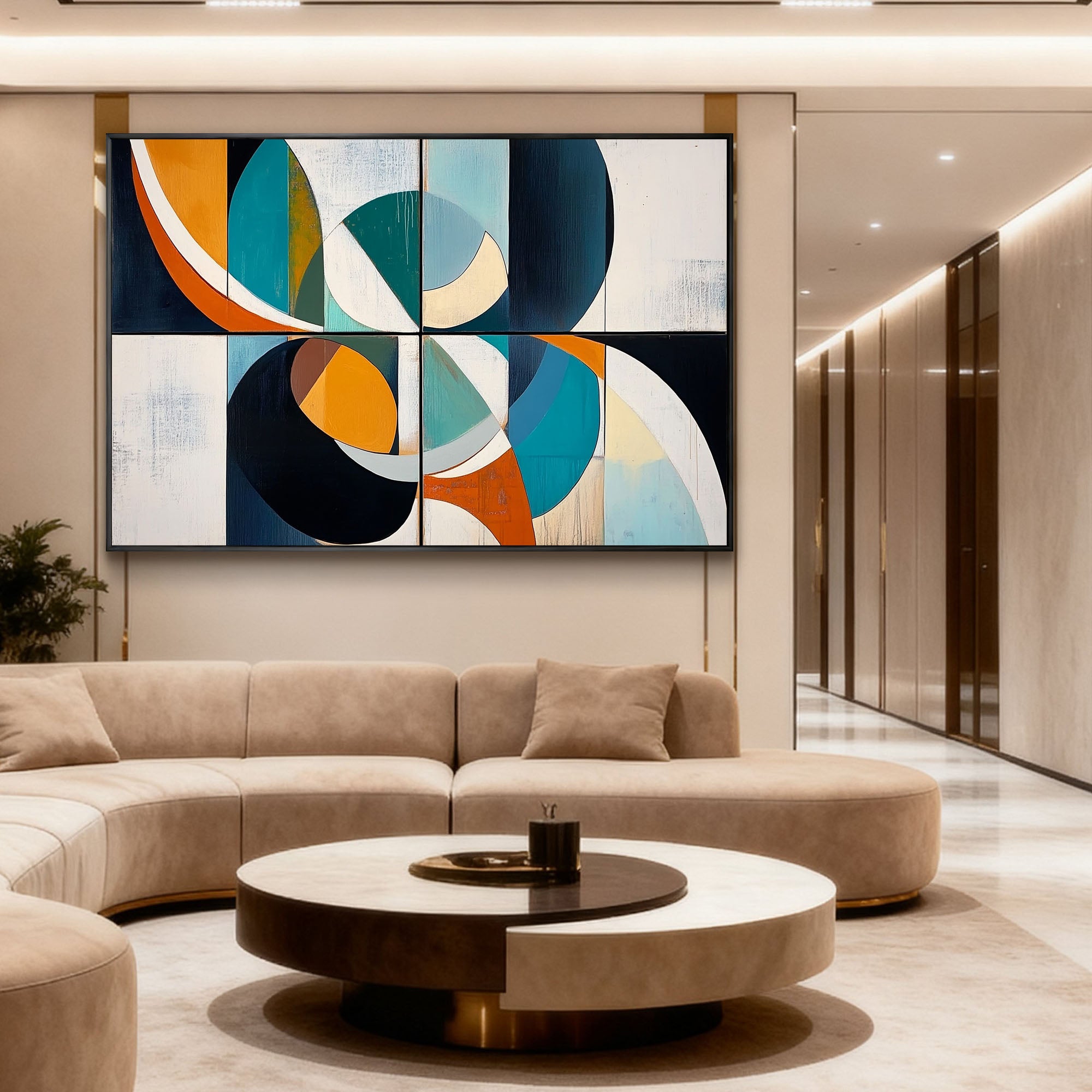 Abstract Canvas Art #AB825