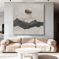 "Sand Organic Echo" is a 100% hand-painted abstract artwork created with professional oil and acrylic paints on high-quality canvas. Its beige & grey palette and visible textured strokes give every piece authentic handmade variation and tactile depth.