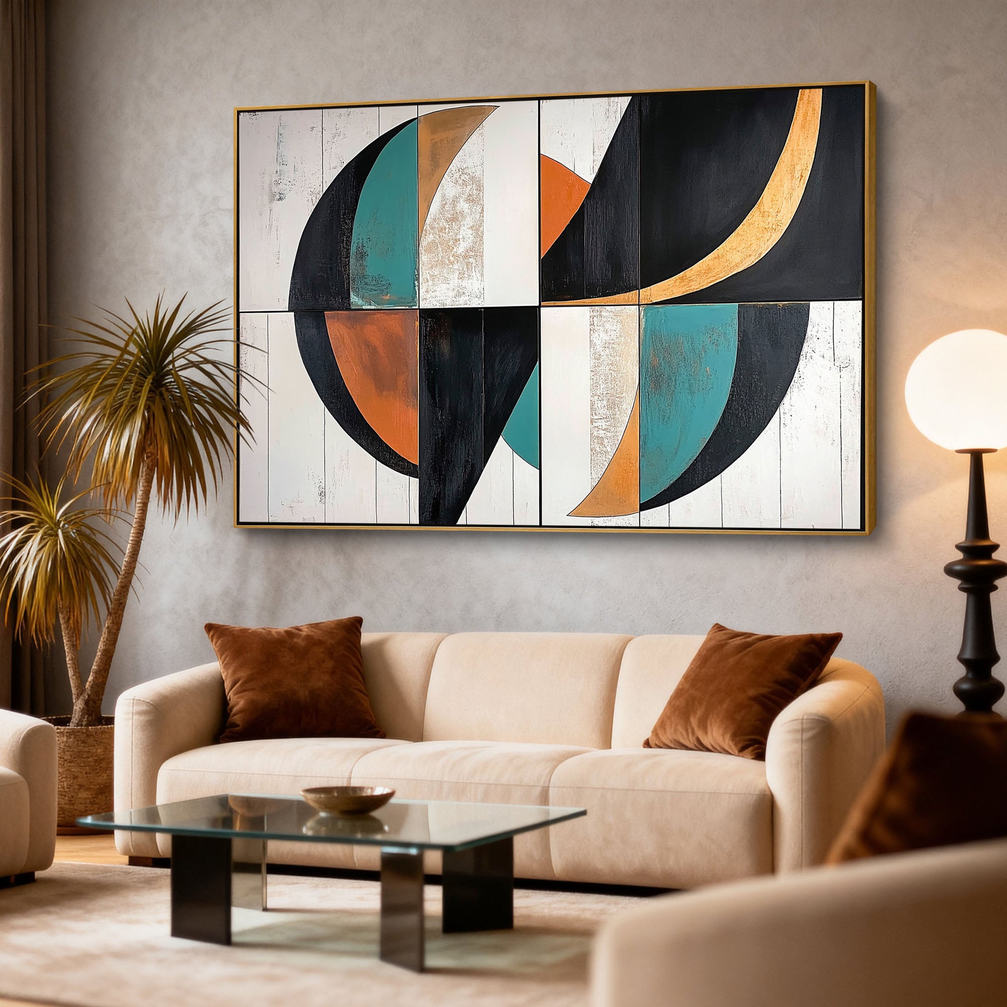 Abstract Canvas Art #AB827