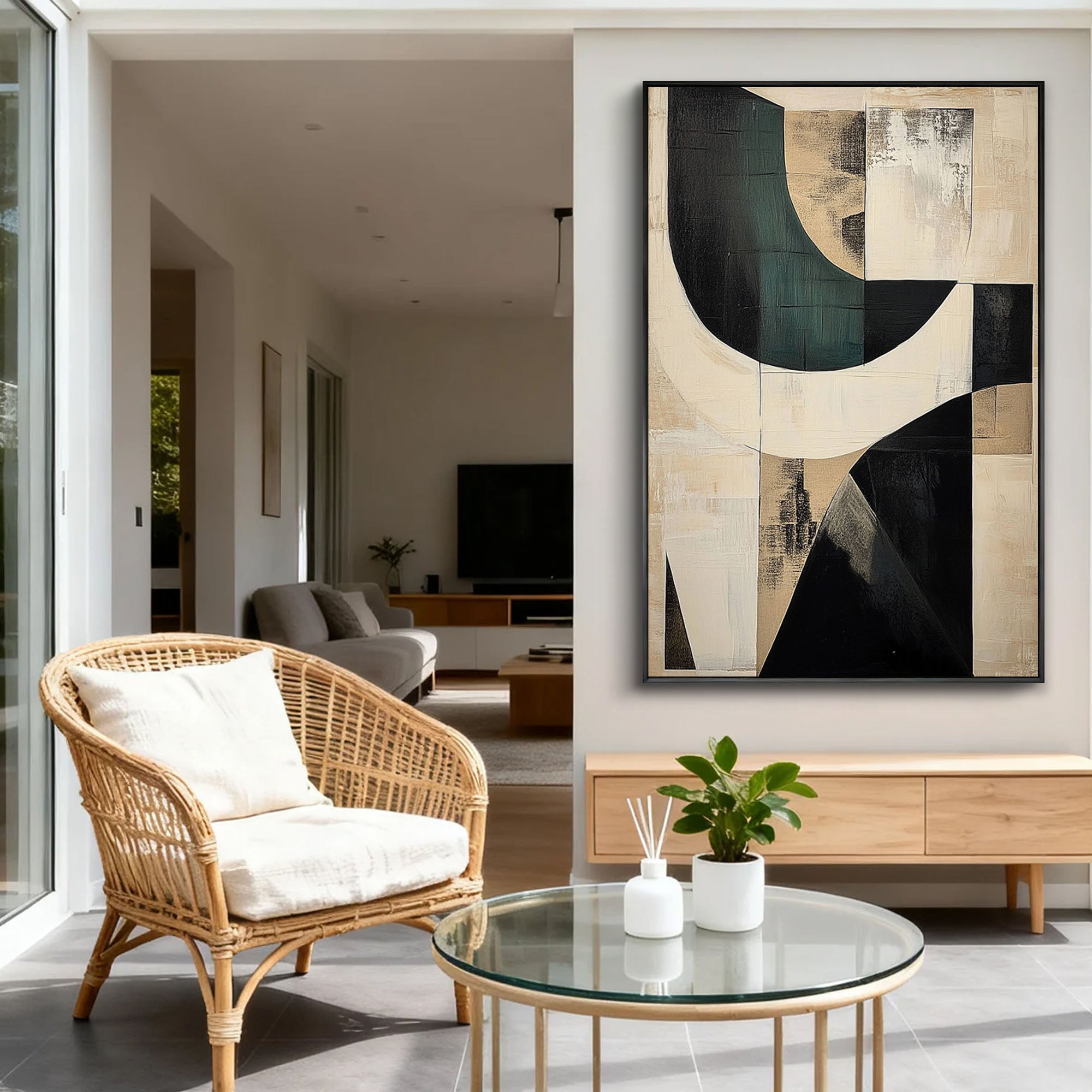 Abstract Canvas Art #AB849