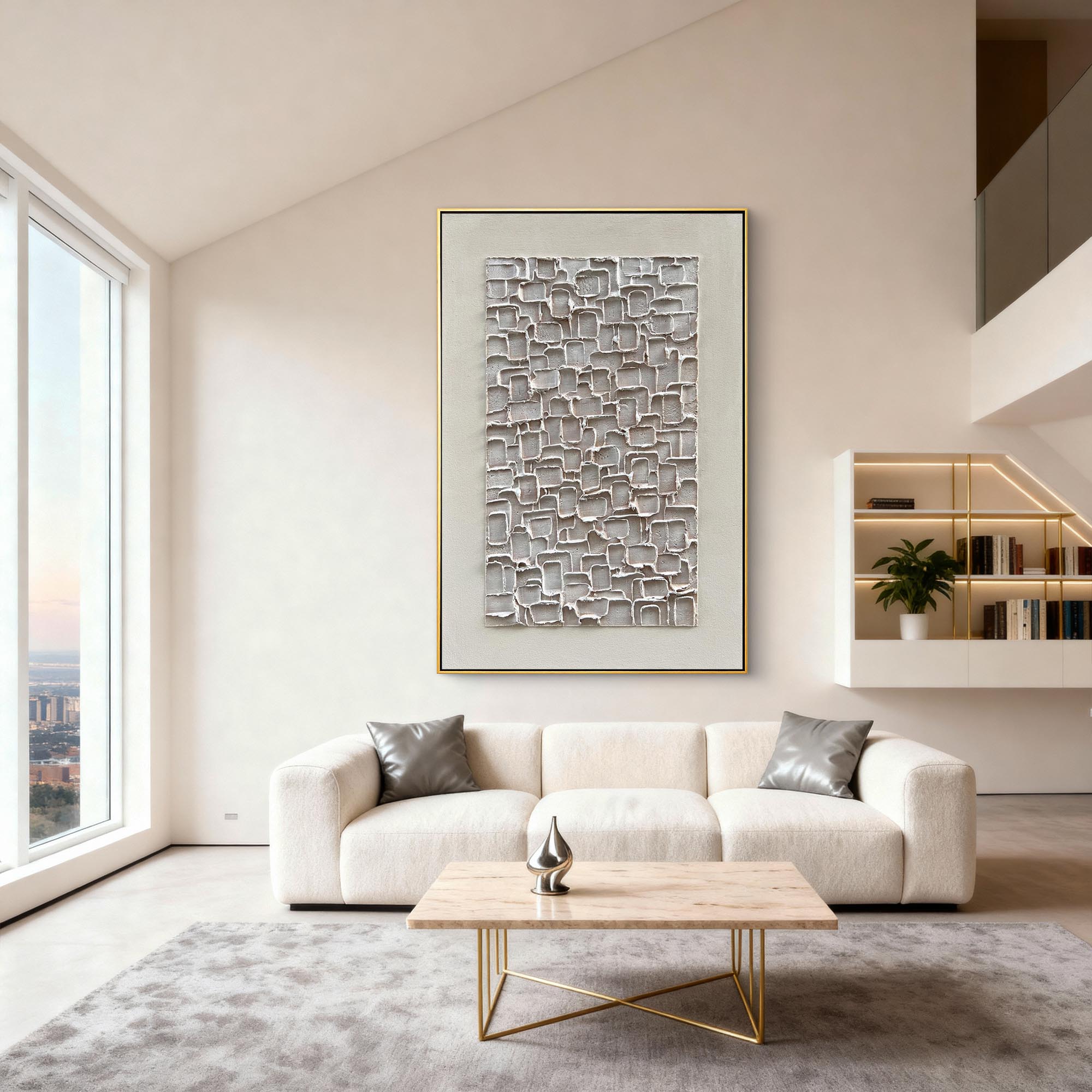 Sculpted Mosaic|Plaster & Texture Art #PT 129