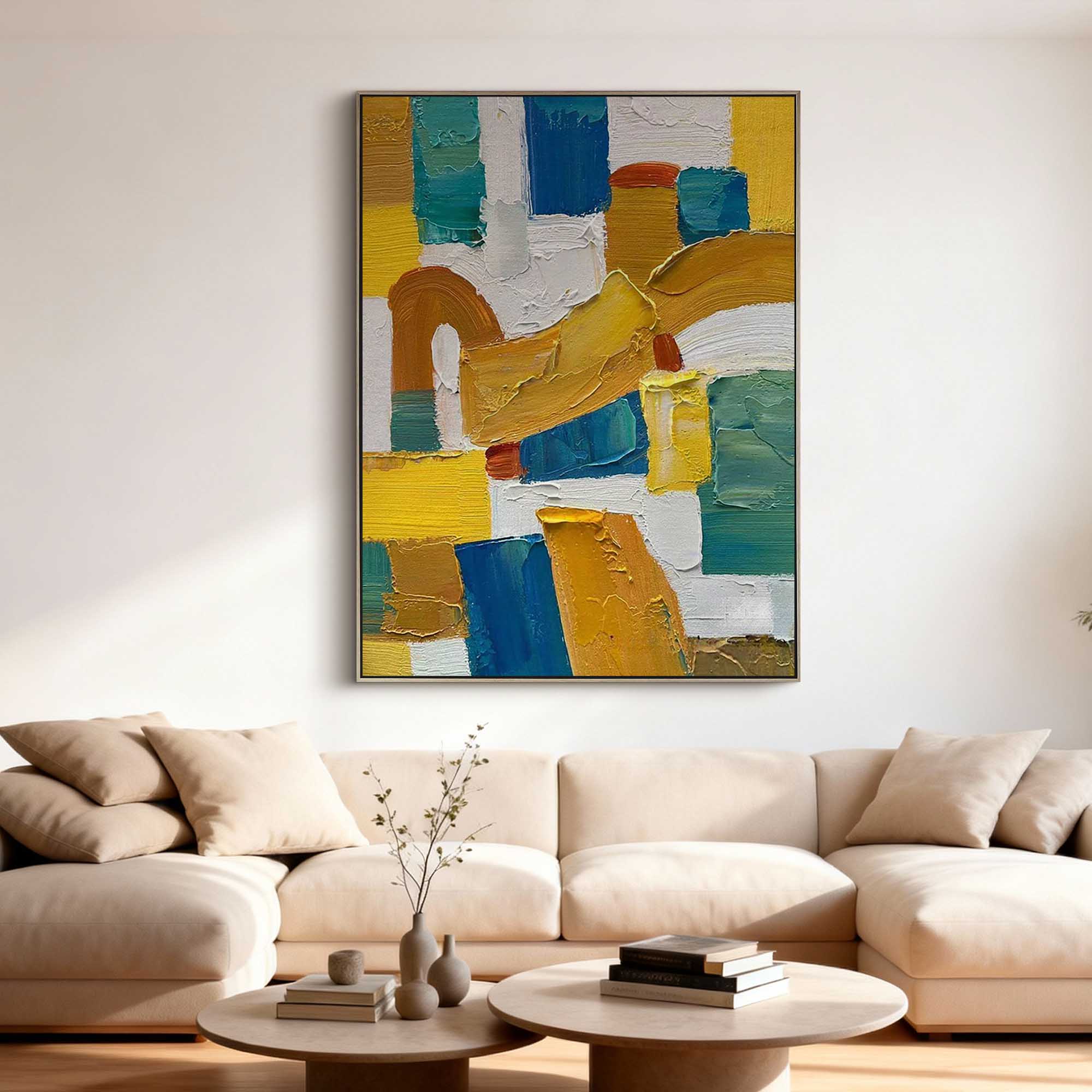 Abstract Canvas Art #AB963